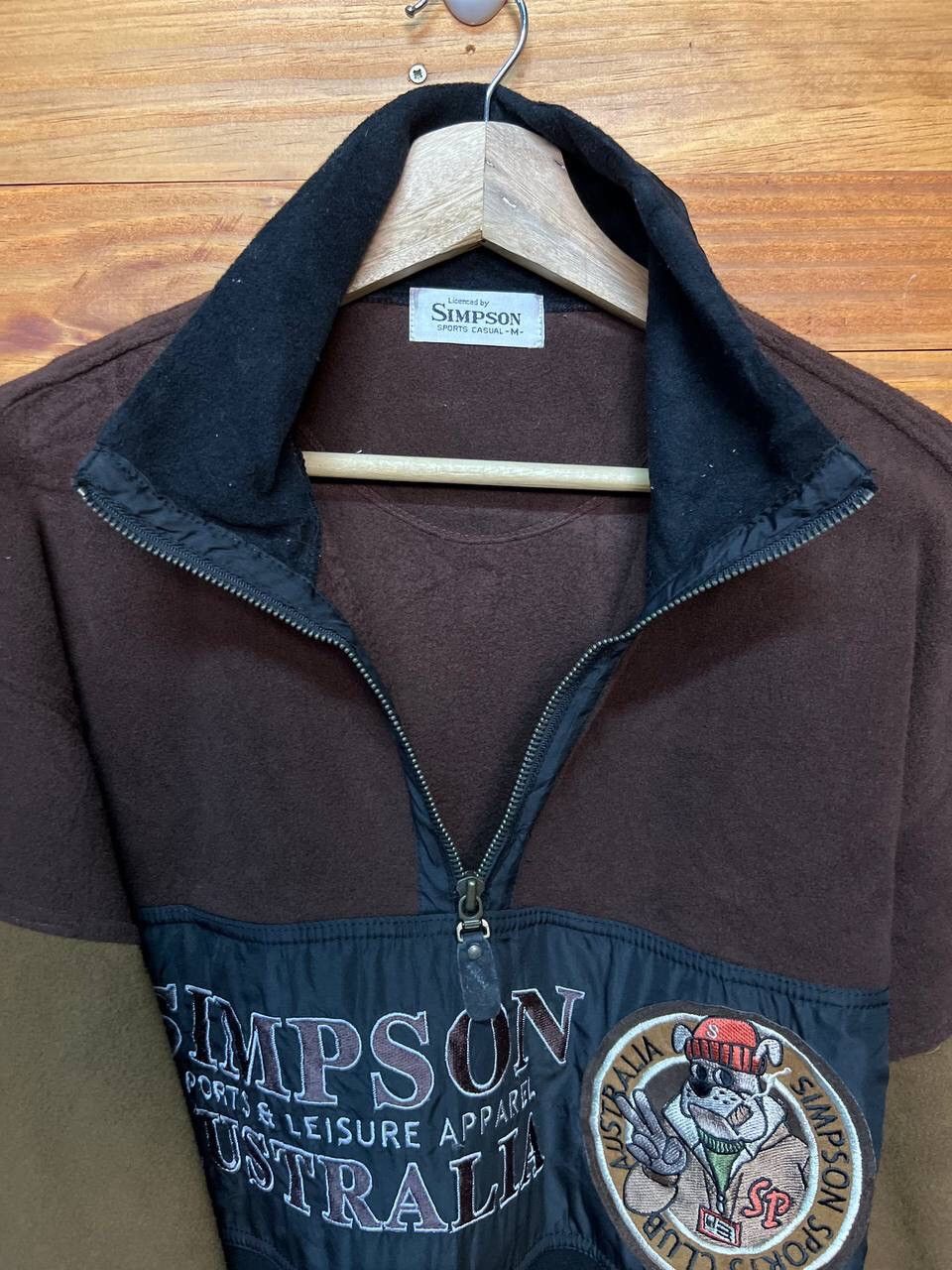 Man Made In Australia VINTAGE SIMPSON SPORT CLUB AUSTRALIA SWEATSHIRT Size US M / EU 48-50 / 2 - 9 Thumbnail