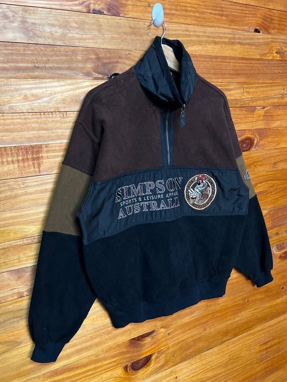 Man Made In Australia VINTAGE SIMPSON SPORT CLUB AUSTRALIA SWEATSHIRT Size US M / EU 48-50 / 2 - 2 Thumbnail