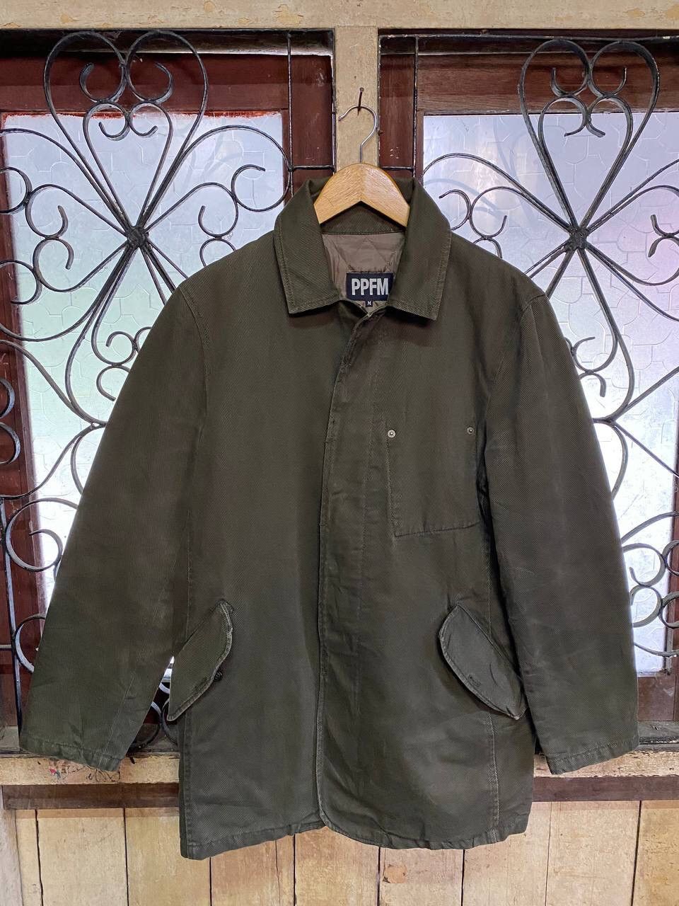 Japanese Brand PPFM DENIM QUILTING JACKET Size US M / EU 48-50 / 2 - 4 Thumbnail