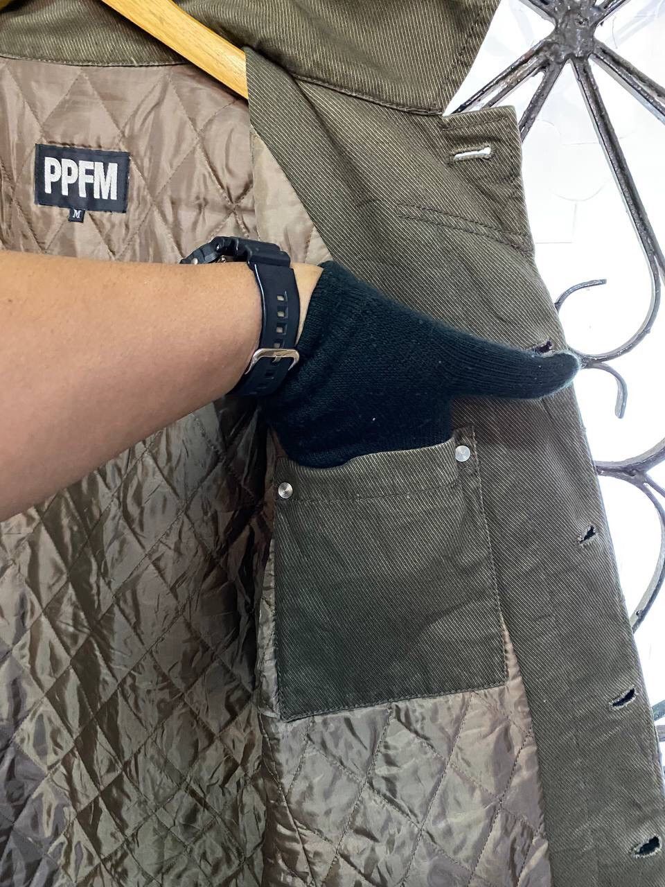 Japanese Brand PPFM DENIM QUILTING JACKET Size US M / EU 48-50 / 2 - 13 Thumbnail