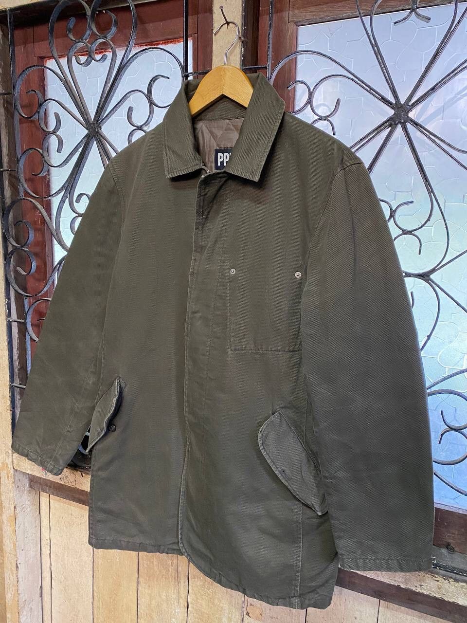 Japanese Brand PPFM DENIM QUILTING JACKET Size US M / EU 48-50 / 2 - 6 Thumbnail