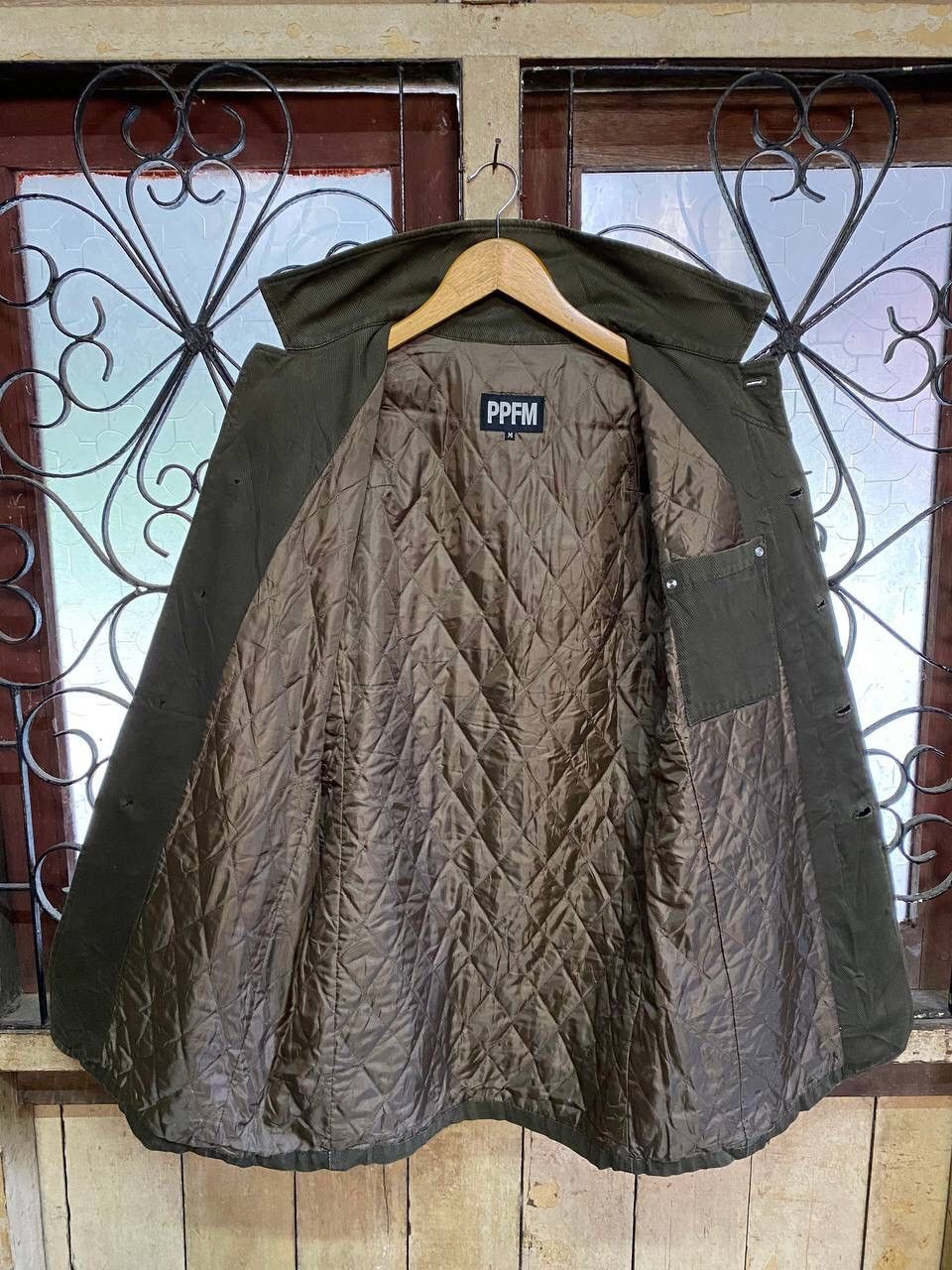 Japanese Brand PPFM DENIM QUILTING JACKET Size US M / EU 48-50 / 2 - 10 Thumbnail