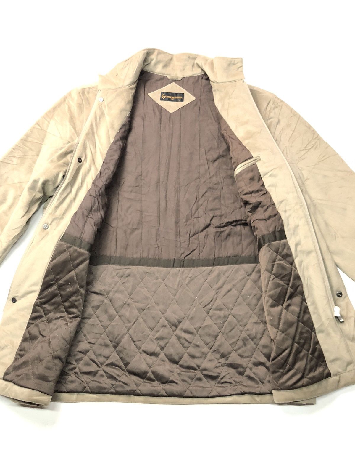 Designer × Valentino × Vintage VINTAGE GIANNI VALENTINO ITALY QUILTED INNER SUEDE JACKET Size US M / EU 48-50 / 2 - 1 Thumbnail