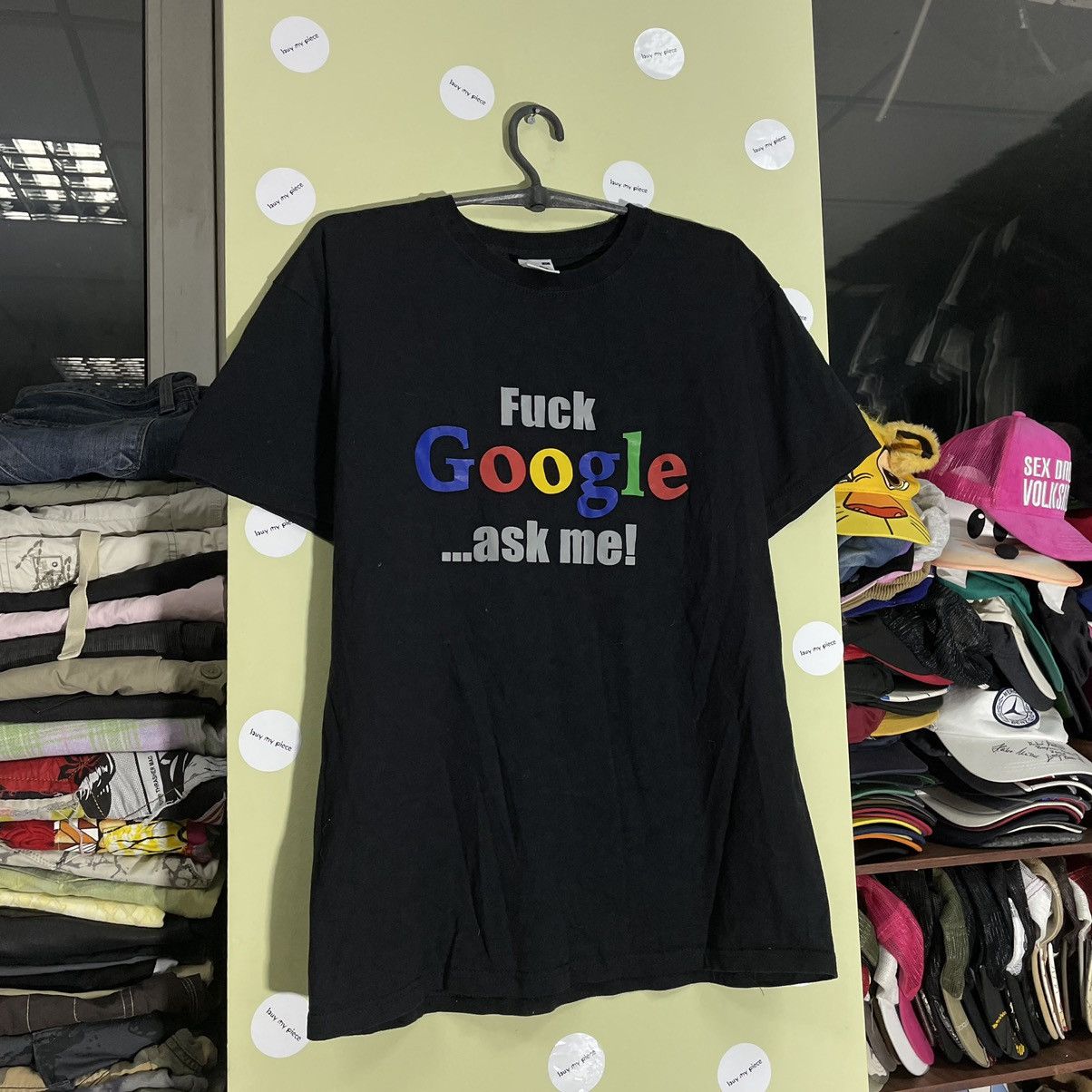 Vintage Vintage Y2K Graphic Tee Humor Print Streetwear Skater Boxy L Size US L / EU 52-54 / 3 - 2 Thumbnail