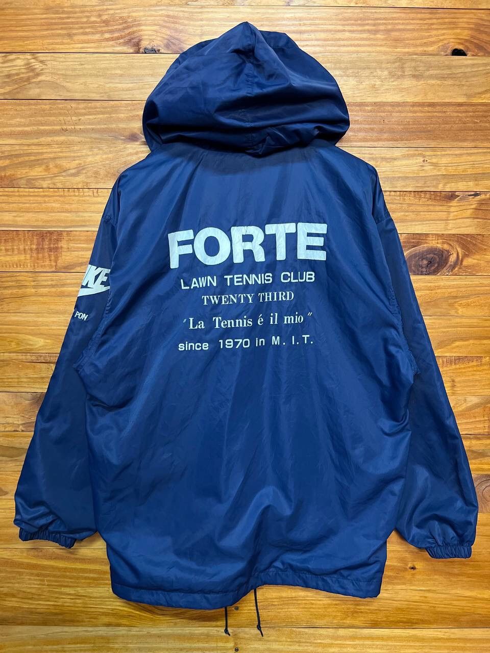 Nike VINTAGE NIKE FORTE LAWN TENNIS CLUB COACH JACKET Size US M / EU 48-50 / 2 - 7 Thumbnail
