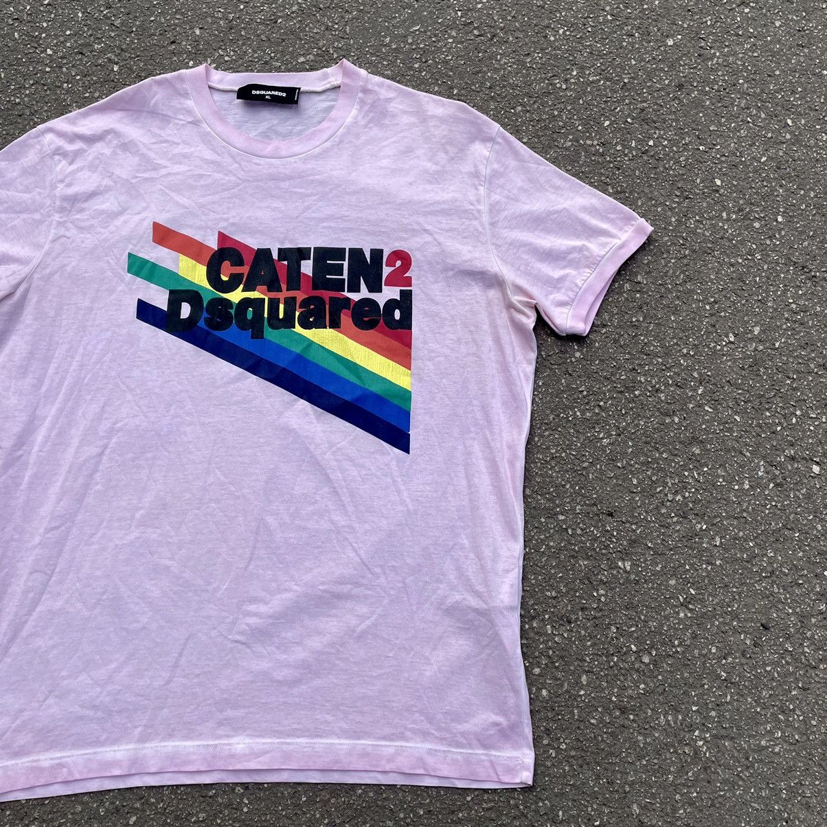 Vintage Y2K Rainbow Graphic Tee Streetwear Rave Aesthetic Faded XL Size US XL / EU 56 / 4 - 4 Thumbnail