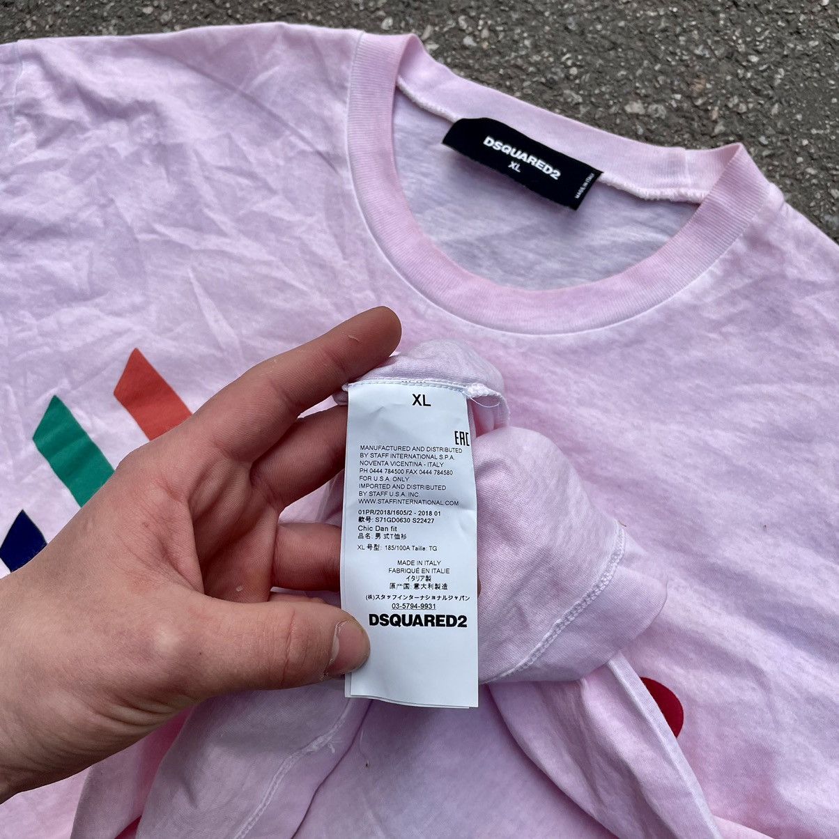 Vintage Y2K Rainbow Graphic Tee Streetwear Rave Aesthetic Faded XL Size US XL / EU 56 / 4 - 6 Thumbnail