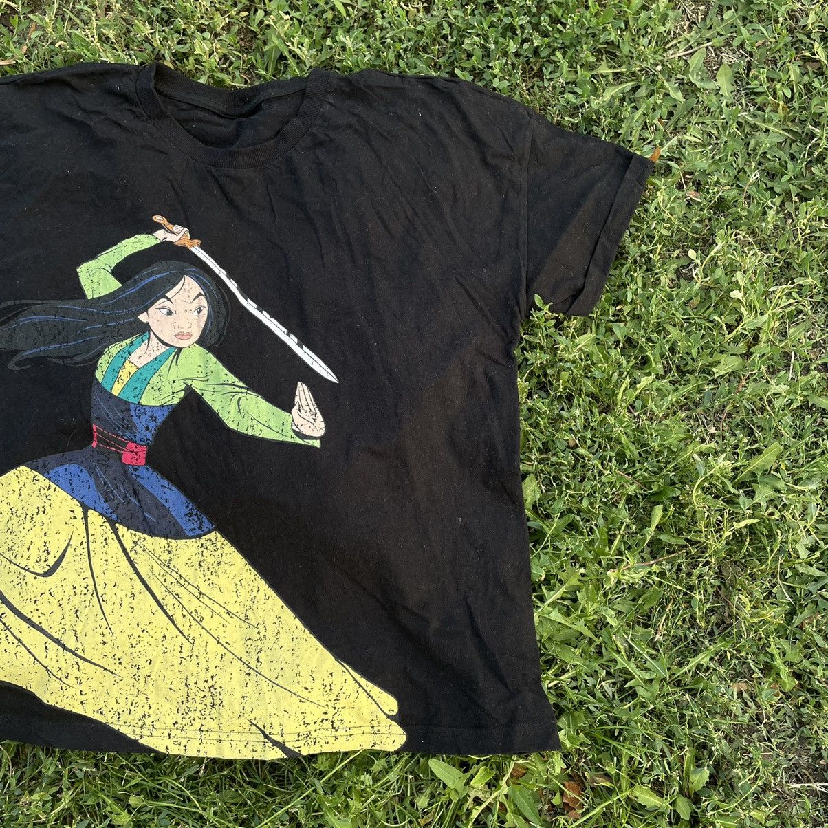 Vintage Vintage Y2K Disney Mulan Graphic Tee Sun Faded Skate Baggy M Size US M / EU 48-50 / 2 - 2 Thumbnail
