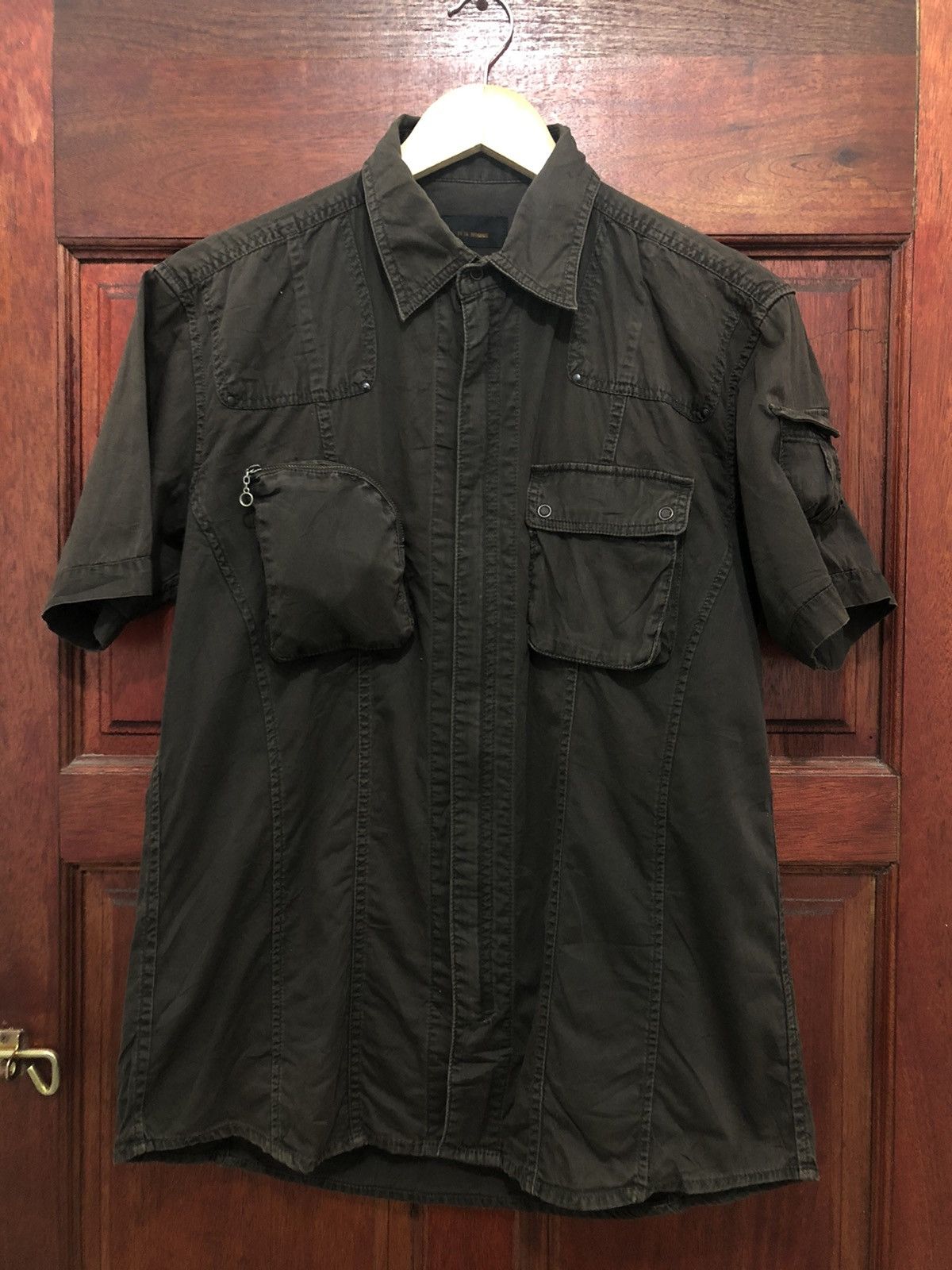 Japanese Brand × Tete Homme Tete Homme Denim Shirt Nice Design Size US L / EU 52-54 / 3 - 1 Thumbnail
