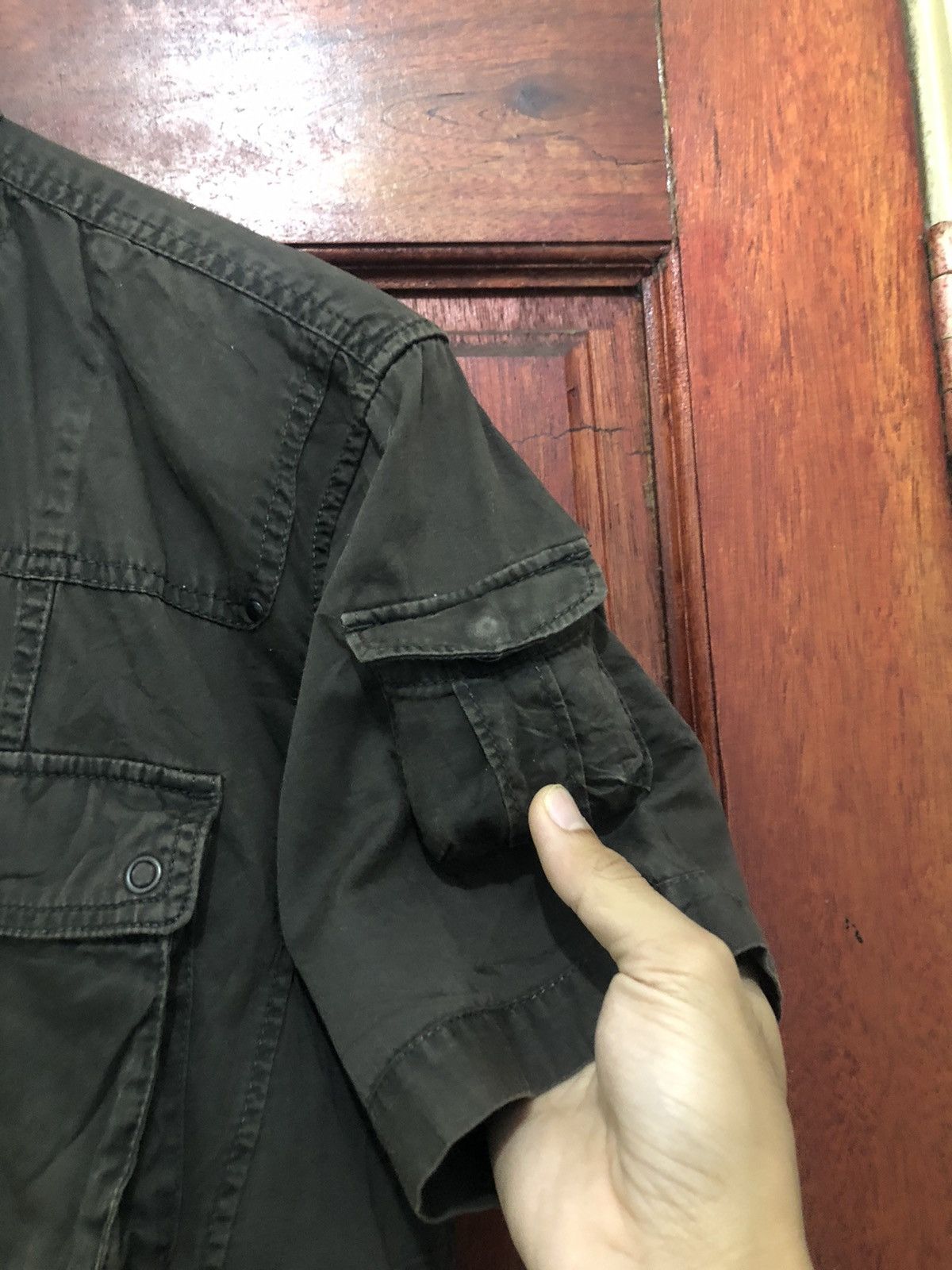 Japanese Brand × Tete Homme Tete Homme Denim Shirt Nice Design Size US L / EU 52-54 / 3 - 7 Thumbnail