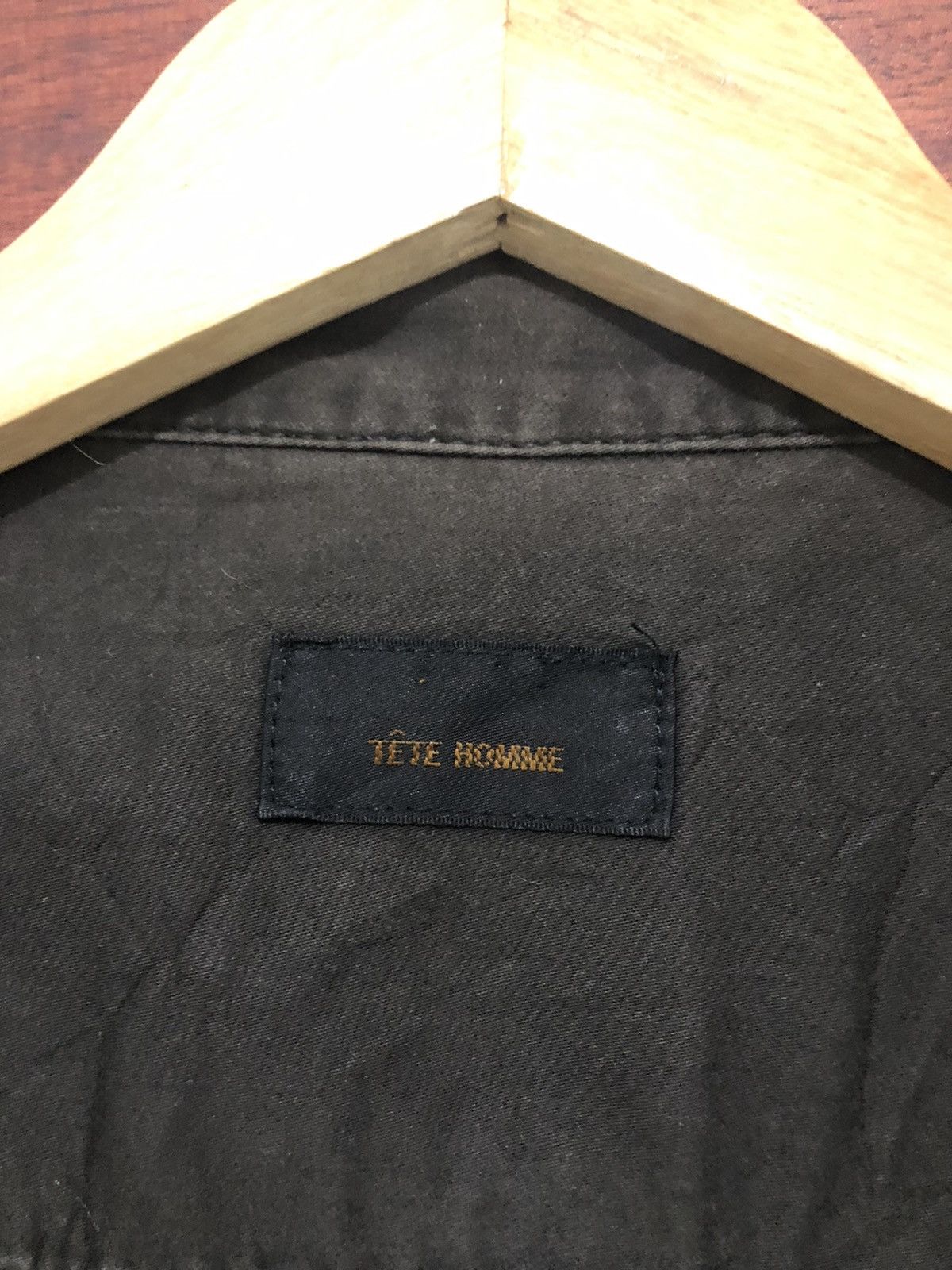 Japanese Brand × Tete Homme Tete Homme Denim Shirt Nice Design Size US L / EU 52-54 / 3 - 10 Thumbnail