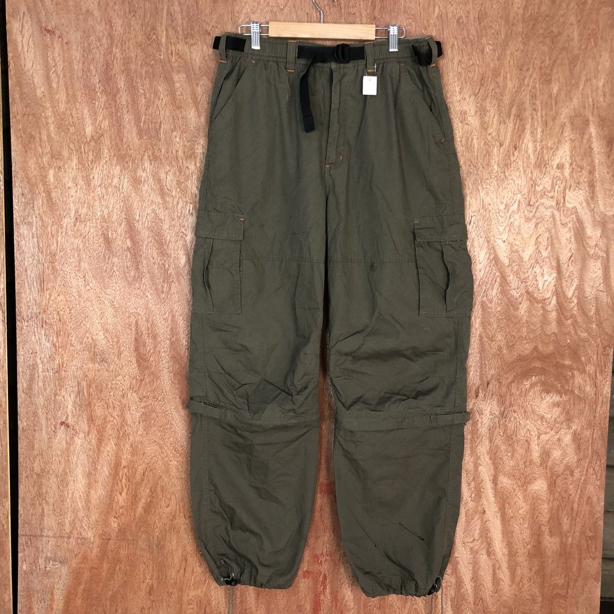 image of Japan Brown Hiking Multipocket Cargo Pants 2163, Men's (Size 34)