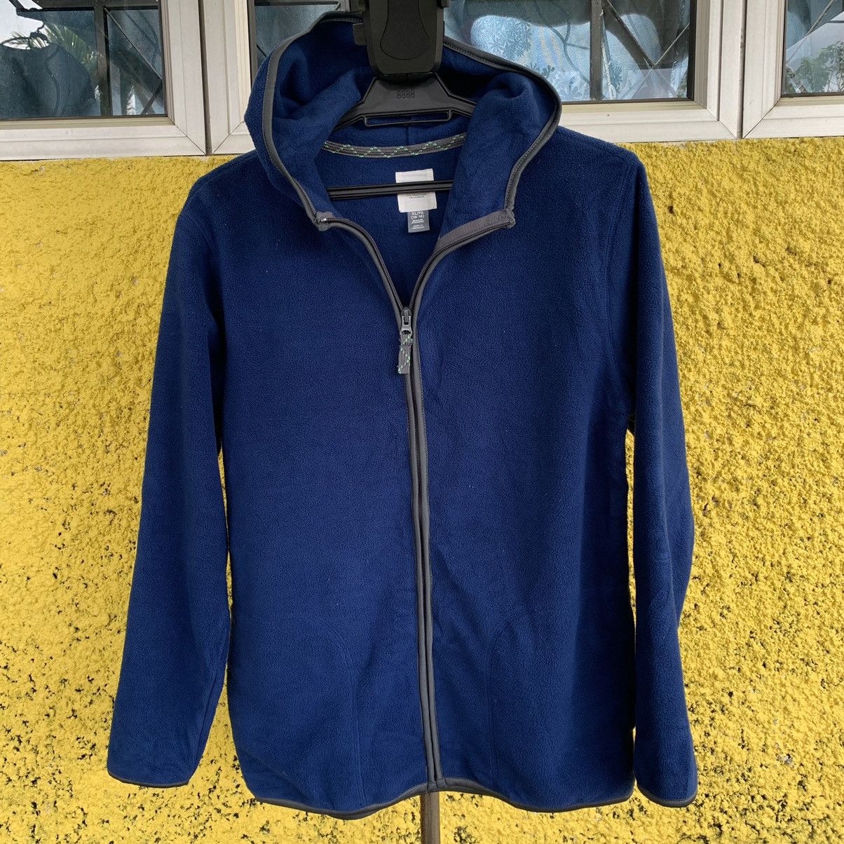image of Gap Fleece Light Jacket Zipper Hoodie in Blue, Men's (Size Small)