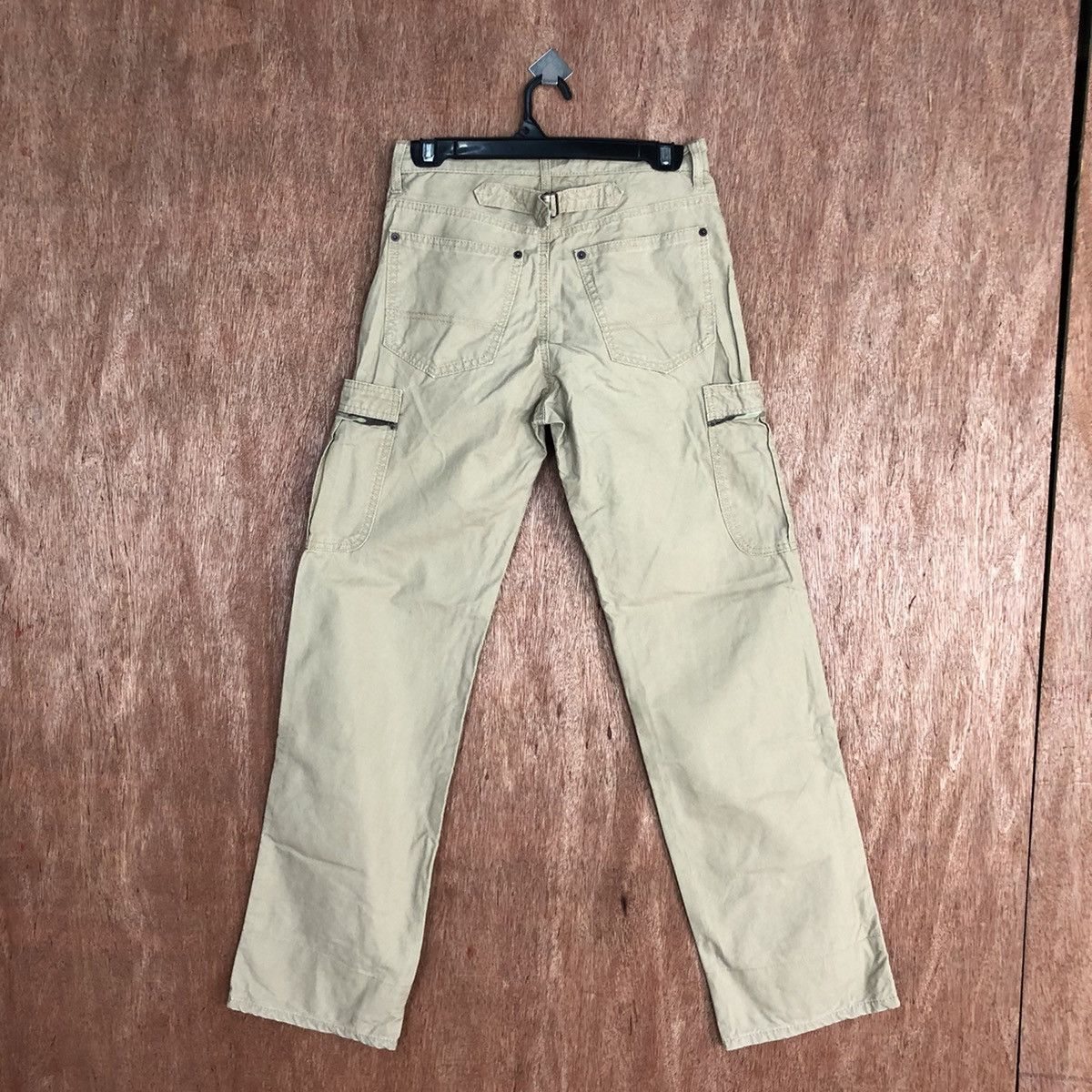 Japanese Brand D Japan Brown buckle back Multipocket Cargo Pants #2155 Size US 26 / EU 42 - 9 Thumbnail