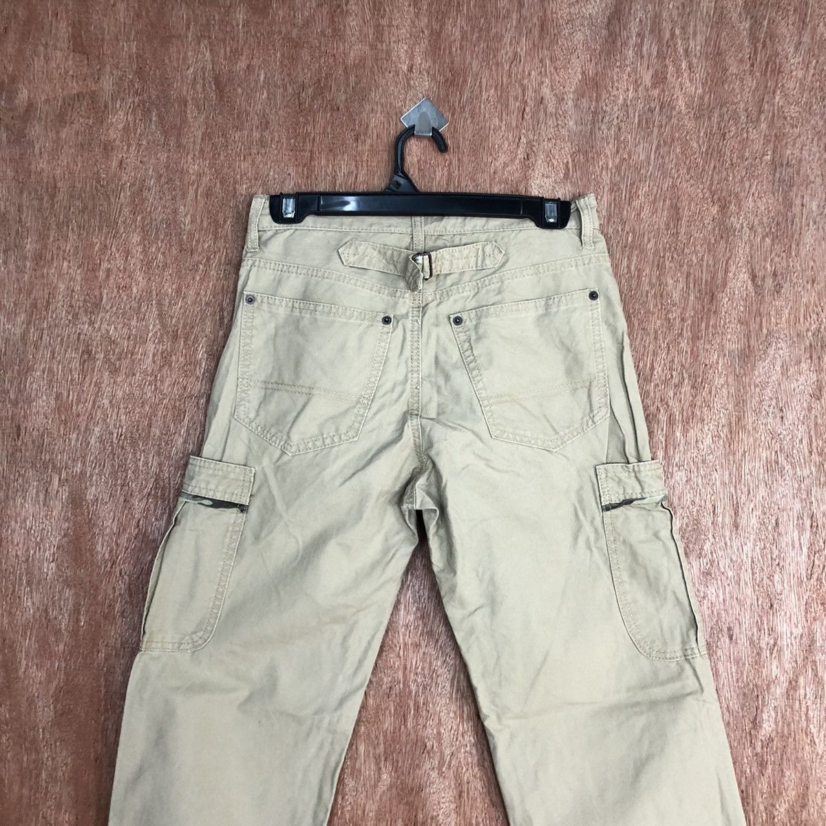 Japanese Brand D Japan Brown buckle back Multipocket Cargo Pants #2155 Size US 26 / EU 42 - 10 Thumbnail
