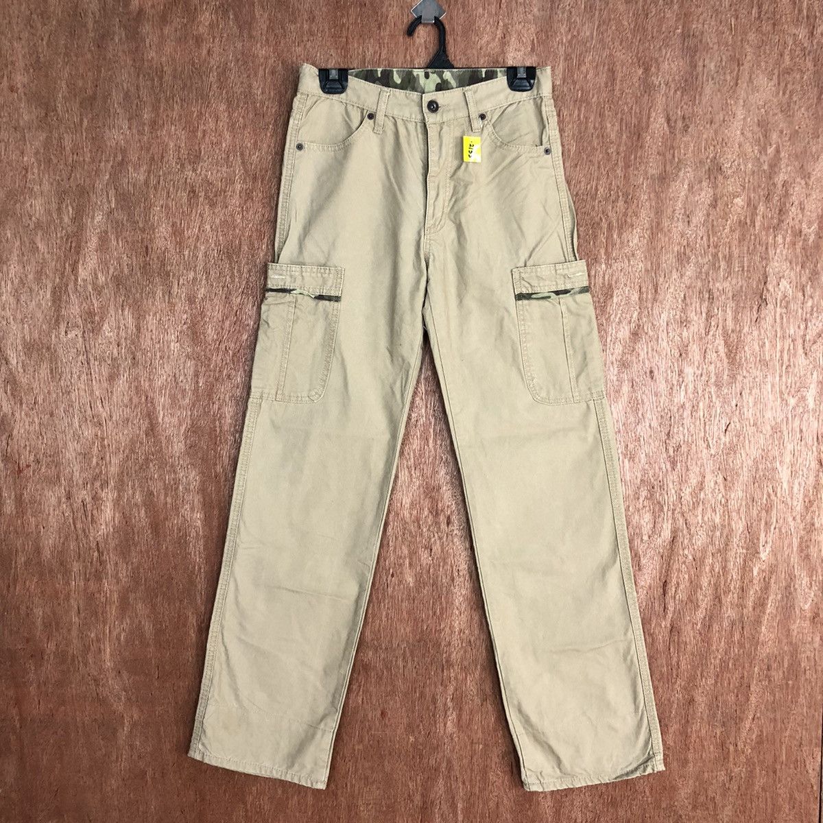 image of Workers Japan Brown Buckle Back Multipocket Cargo Pants 2155, Men's (Size 26)