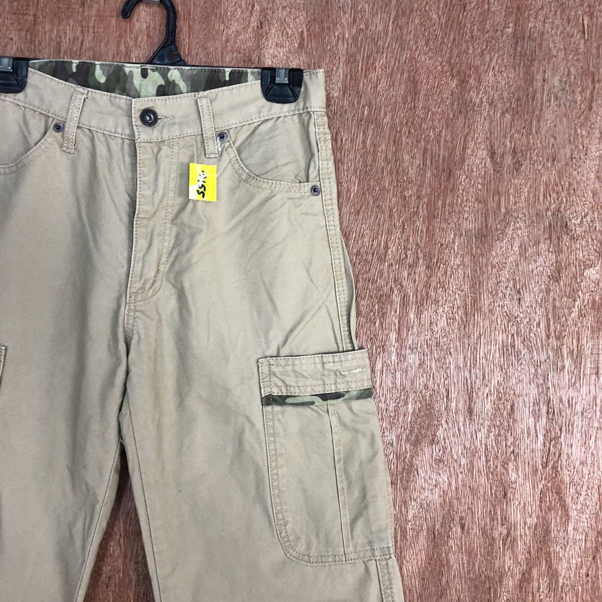 Japanese Brand D Japan Brown buckle back Multipocket Cargo Pants #2155 Size US 26 / EU 42 - 5 Thumbnail