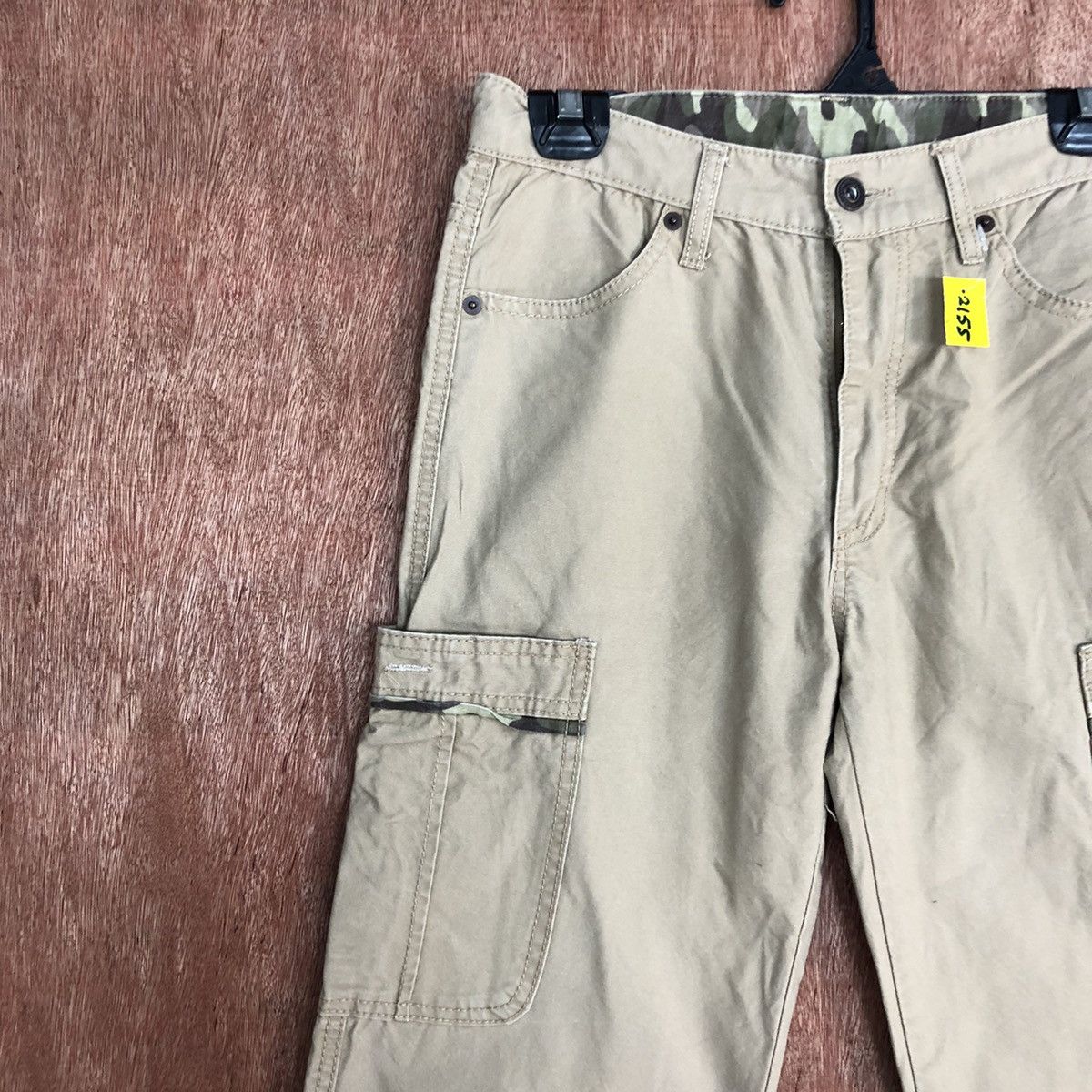 Japanese Brand D Japan Brown buckle back Multipocket Cargo Pants #2155 Size US 26 / EU 42 - 6 Thumbnail