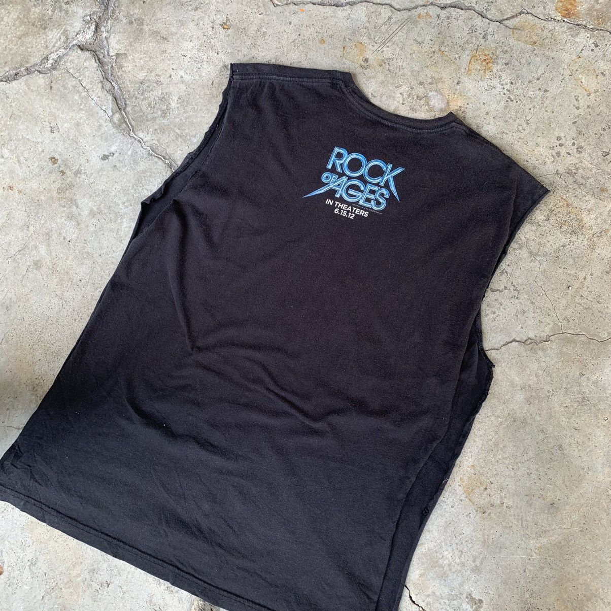 Band Tees Rock Of Ages sleeveless black tshirt tee Size US XL / EU 56 / 4 - 11 Thumbnail