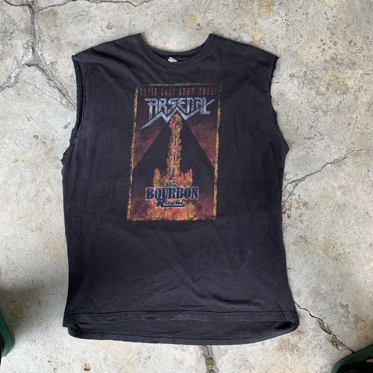 Band Tees Rock Of Ages sleeveless black tshirt tee Size US XL / EU 56 / 4 - 1 Thumbnail