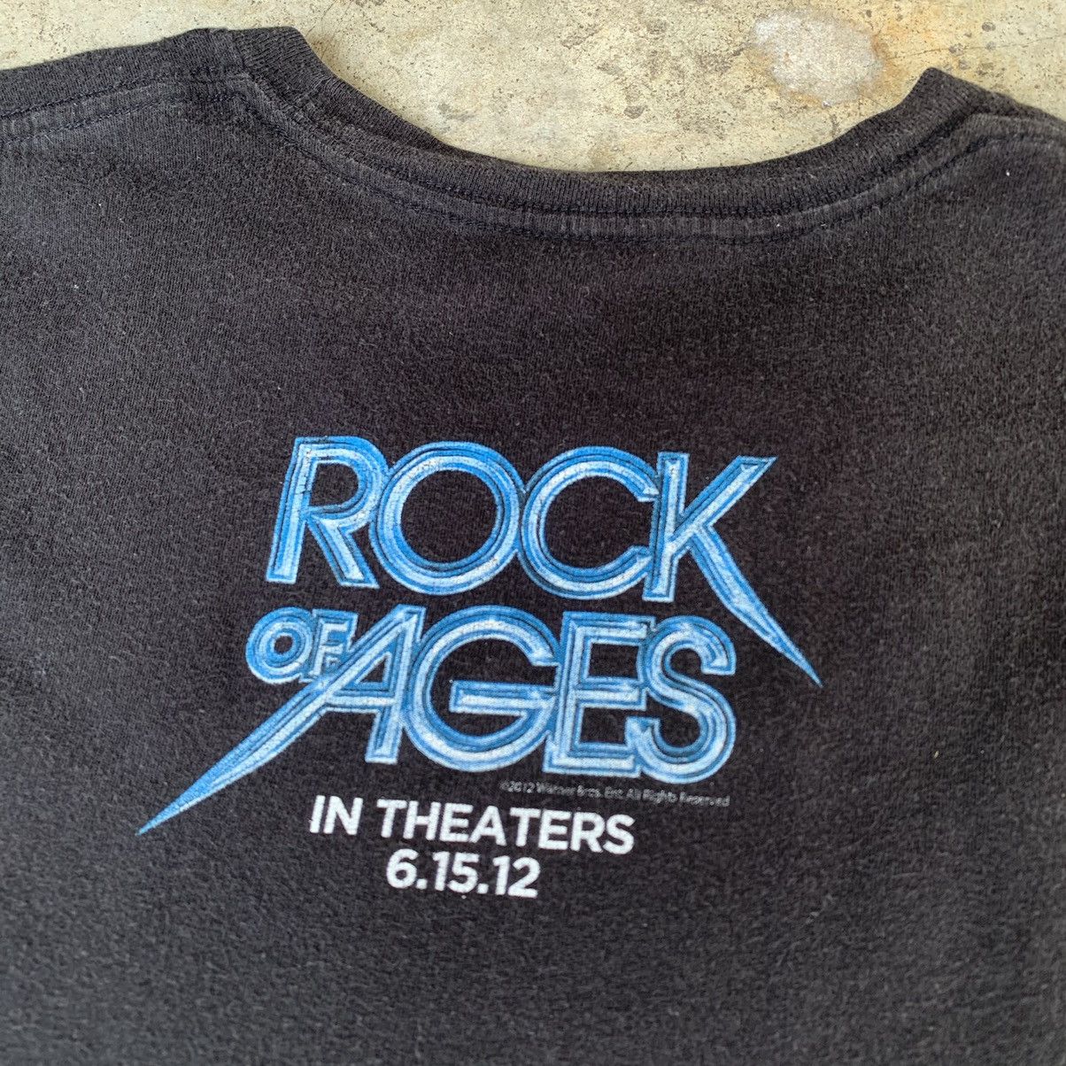Band Tees Rock Of Ages sleeveless black tshirt tee Size US XL / EU 56 / 4 - 10 Thumbnail