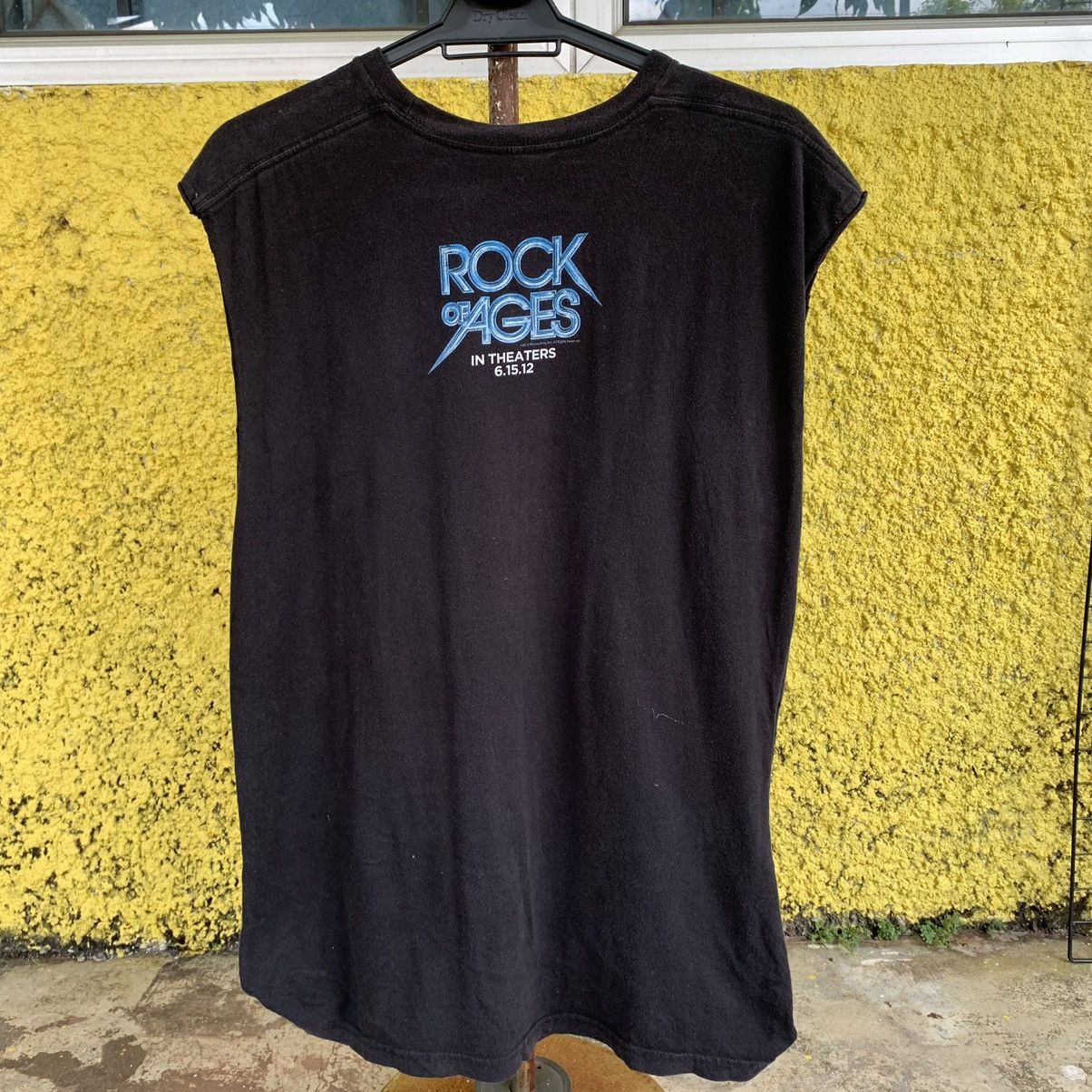 Band Tees Rock Of Ages sleeveless black tshirt tee Size US XL / EU 56 / 4 - 4 Thumbnail