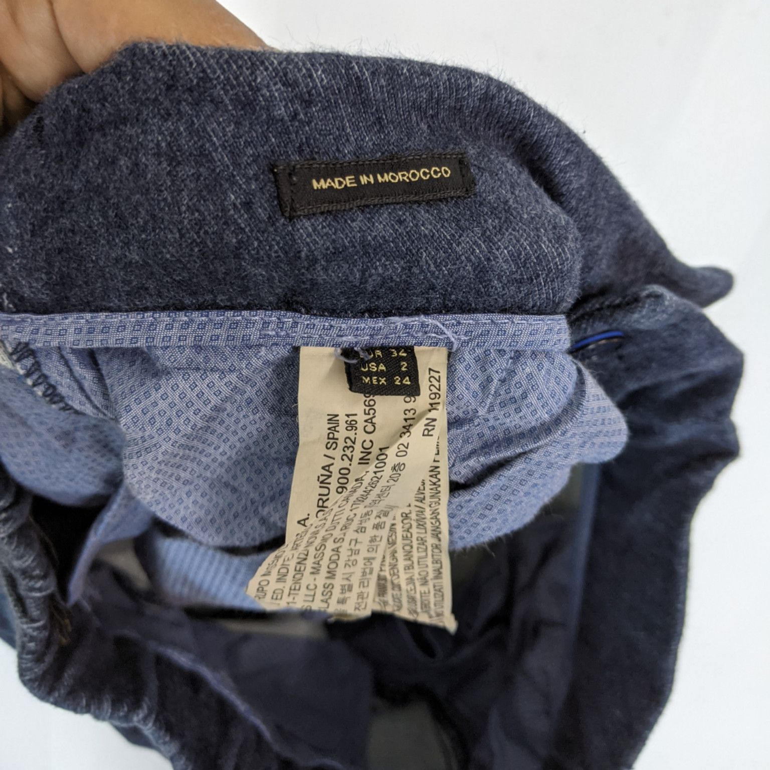Massimo Dutti MASSIMO DUTTI Denim Jogger Pant Size US 28 / EU 44 - 8 Thumbnail