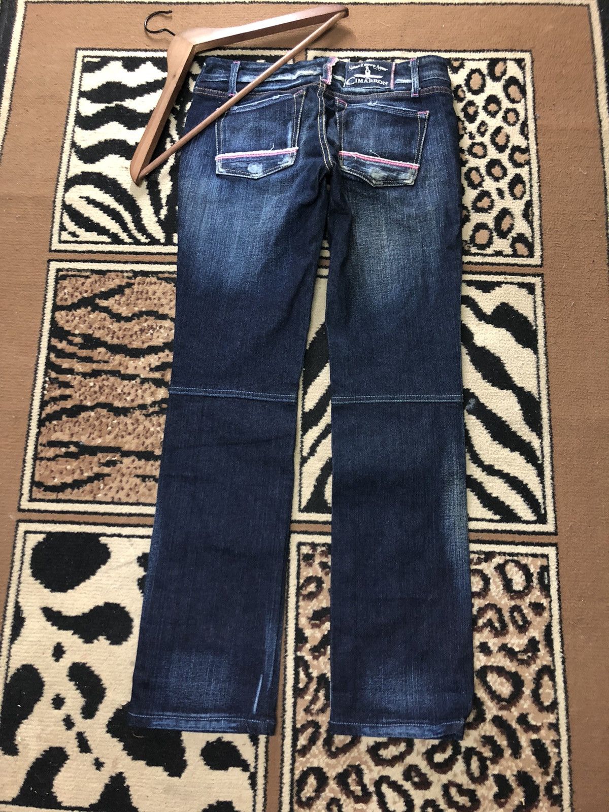 Japanese Brand × Salvage VINTAGE CIMARRON SELVEDGE DISTRESSED BLUE DENIM JAPAN 🇯🇵 Size 28" / US 6 / IT 42 - 8 Thumbnail