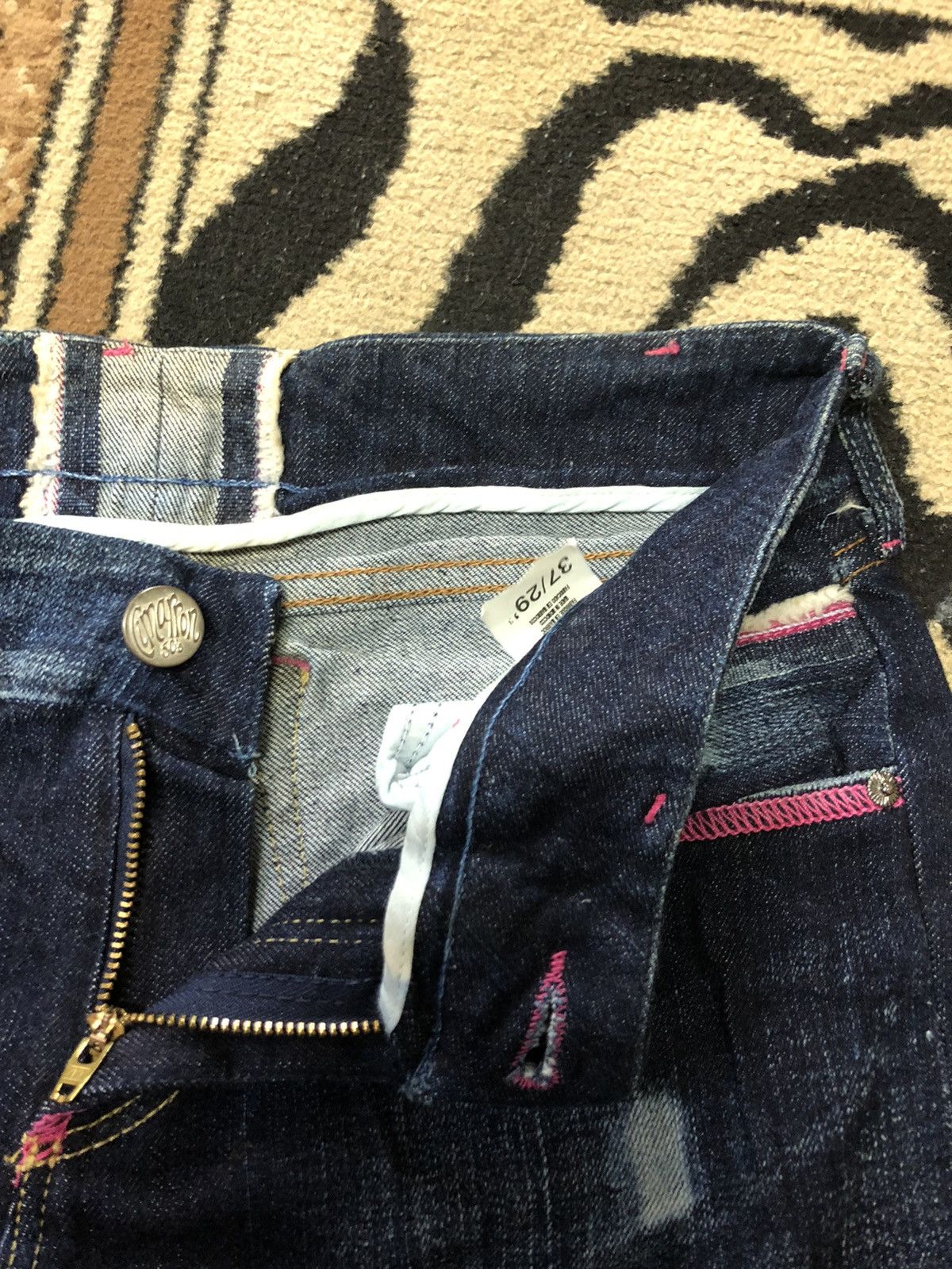 Japanese Brand × Salvage VINTAGE CIMARRON SELVEDGE DISTRESSED BLUE DENIM JAPAN 🇯🇵 Size 28" / US 6 / IT 42 - 5 Thumbnail