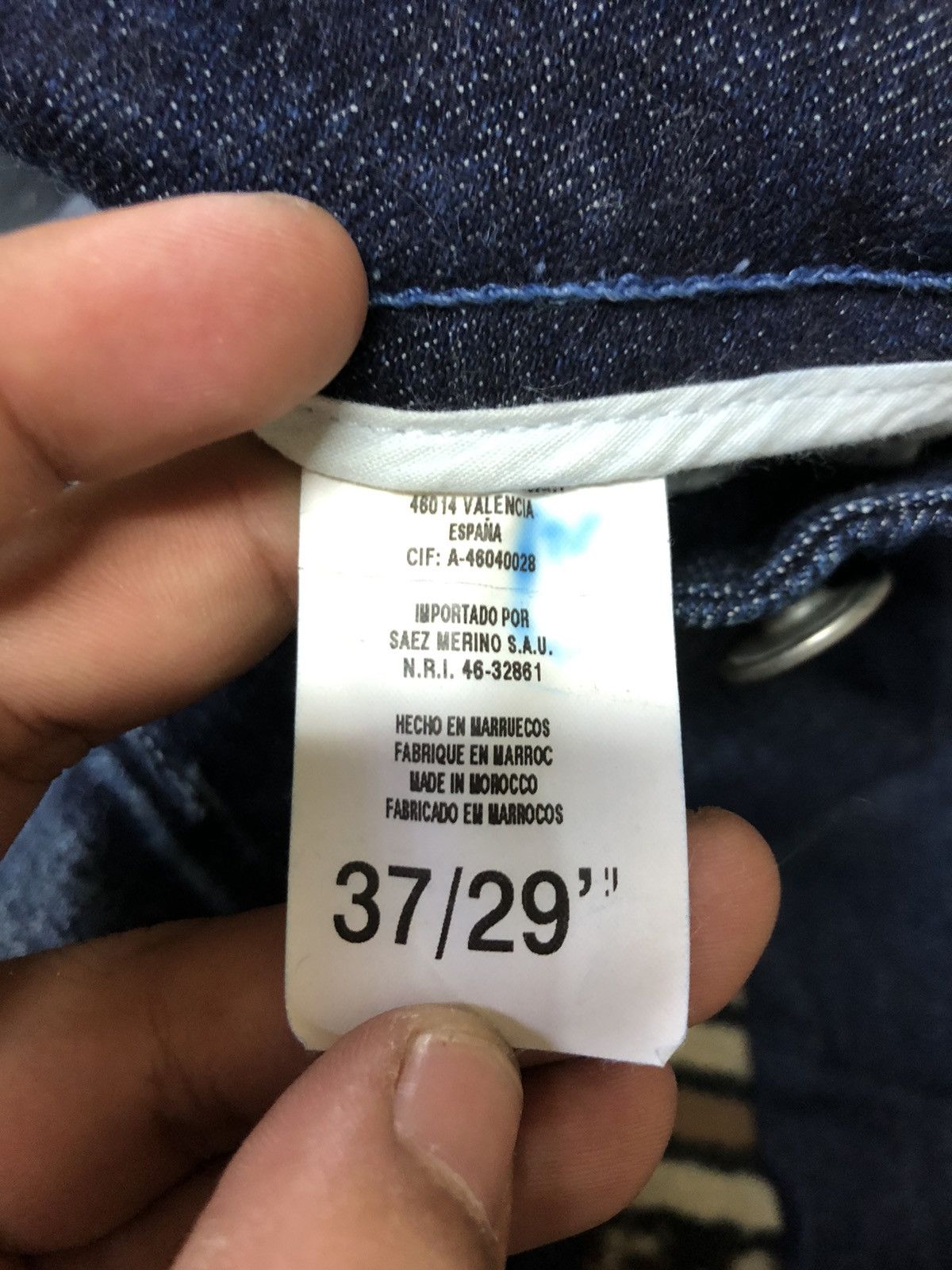 Japanese Brand × Salvage VINTAGE CIMARRON SELVEDGE DISTRESSED BLUE DENIM JAPAN 🇯🇵 Size 28" / US 6 / IT 42 - 6 Thumbnail