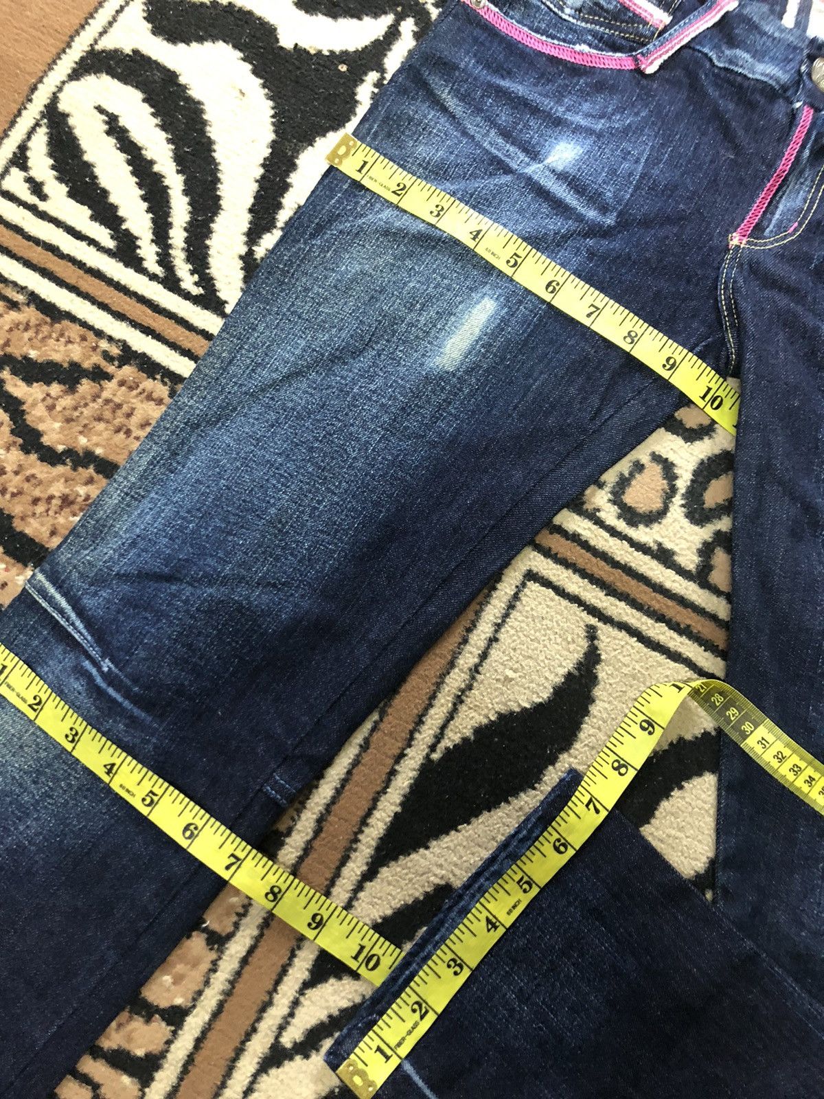 Japanese Brand × Salvage VINTAGE CIMARRON SELVEDGE DISTRESSED BLUE DENIM JAPAN 🇯🇵 Size 28" / US 6 / IT 42 - 15 Thumbnail