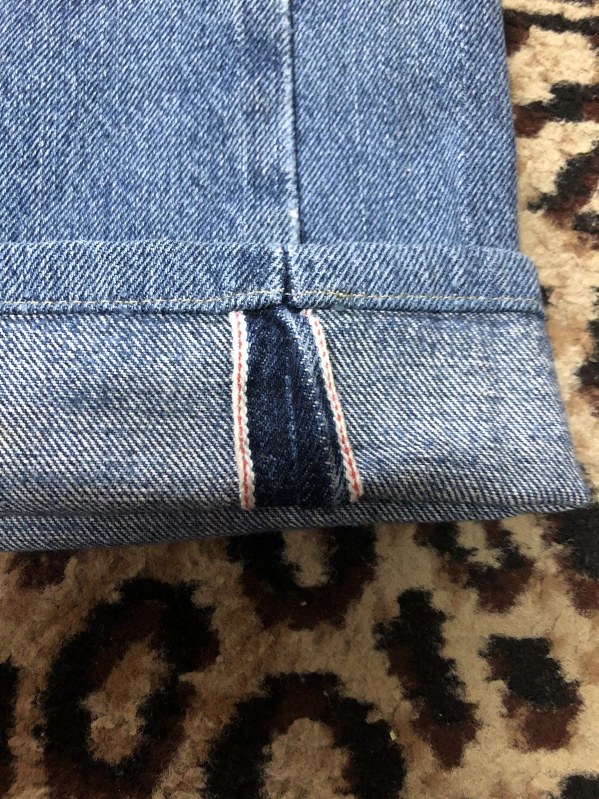 Japanese Brand × Salvage SELVEDGE BONMARLEN DISTRESSED BLUE WASH DENIM JAPAN 🇯🇵 Size US 28 / EU 44 - 3 Thumbnail