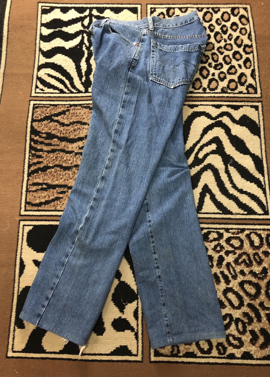 Japanese Brand × Salvage SELVEDGE BONMARLEN DISTRESSED BLUE WASH DENIM JAPAN 🇯🇵 Size US 28 / EU 44 - 11 Thumbnail