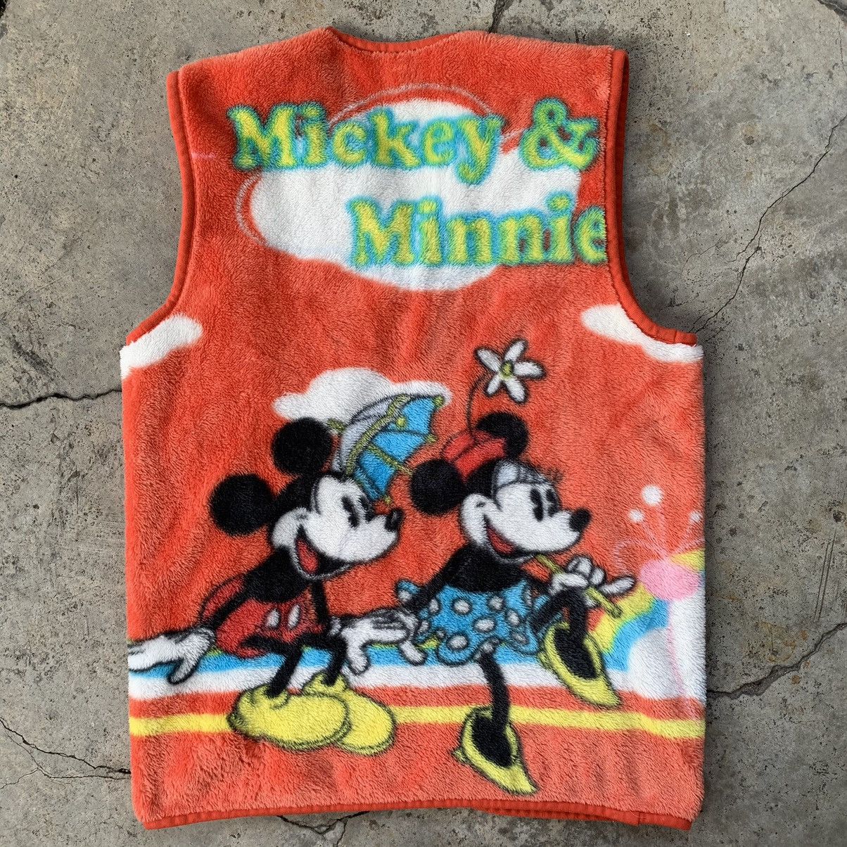 Disney Mickey & Minnie Mouse fleece vest jacket Size US M / EU 48-50 / 2 - 1 Thumbnail