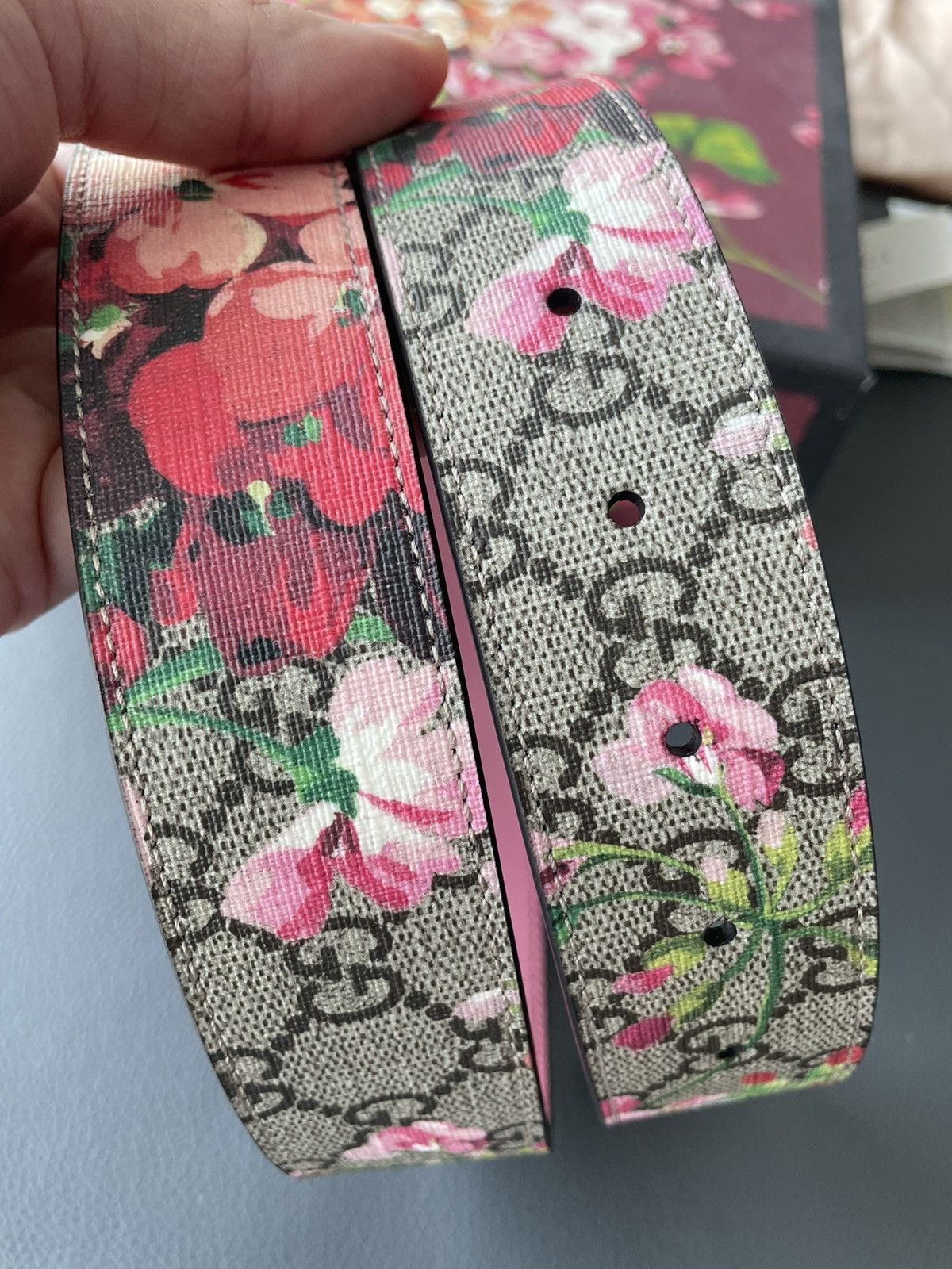Gucci Limited SuperRunway Rare Brand New 80cm Floral GG Logo Belt Size ONE SIZE - 15 Thumbnail