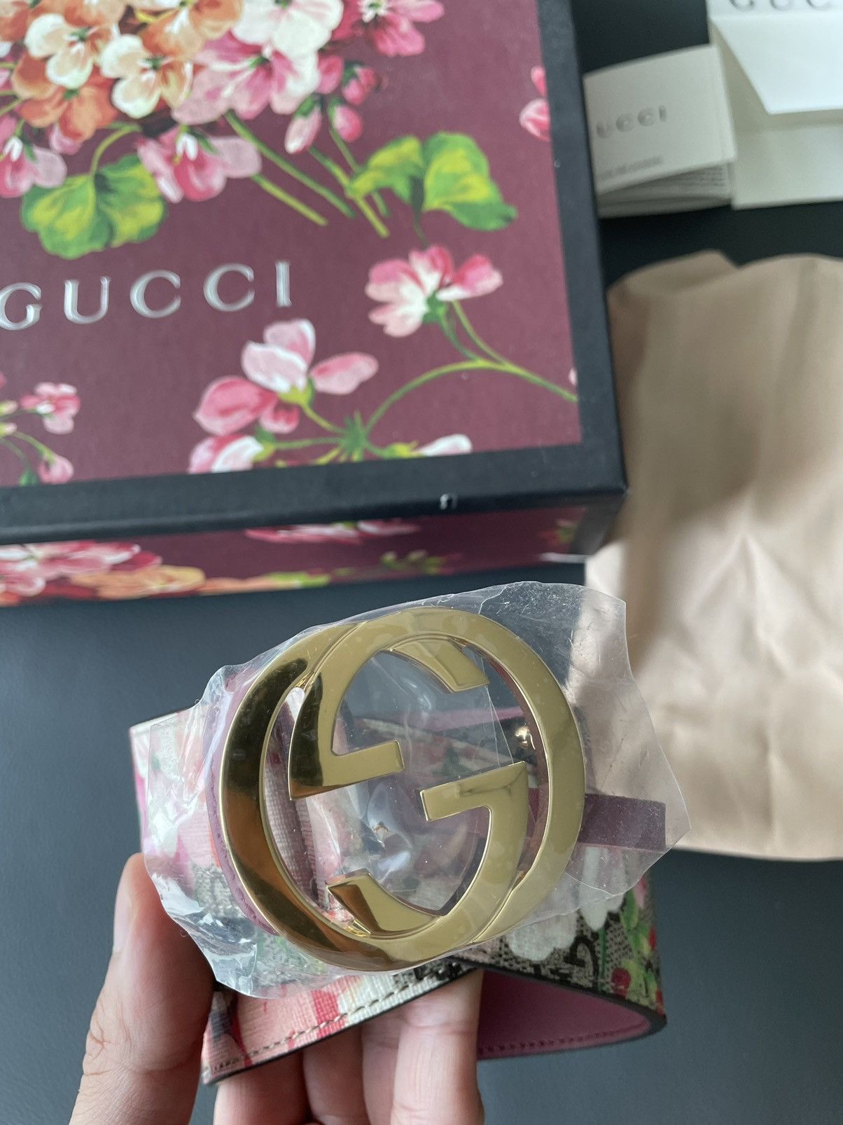 Gucci Limited SuperRunway Rare Brand New 80cm Floral GG Logo Belt Size ONE SIZE - 9 Thumbnail