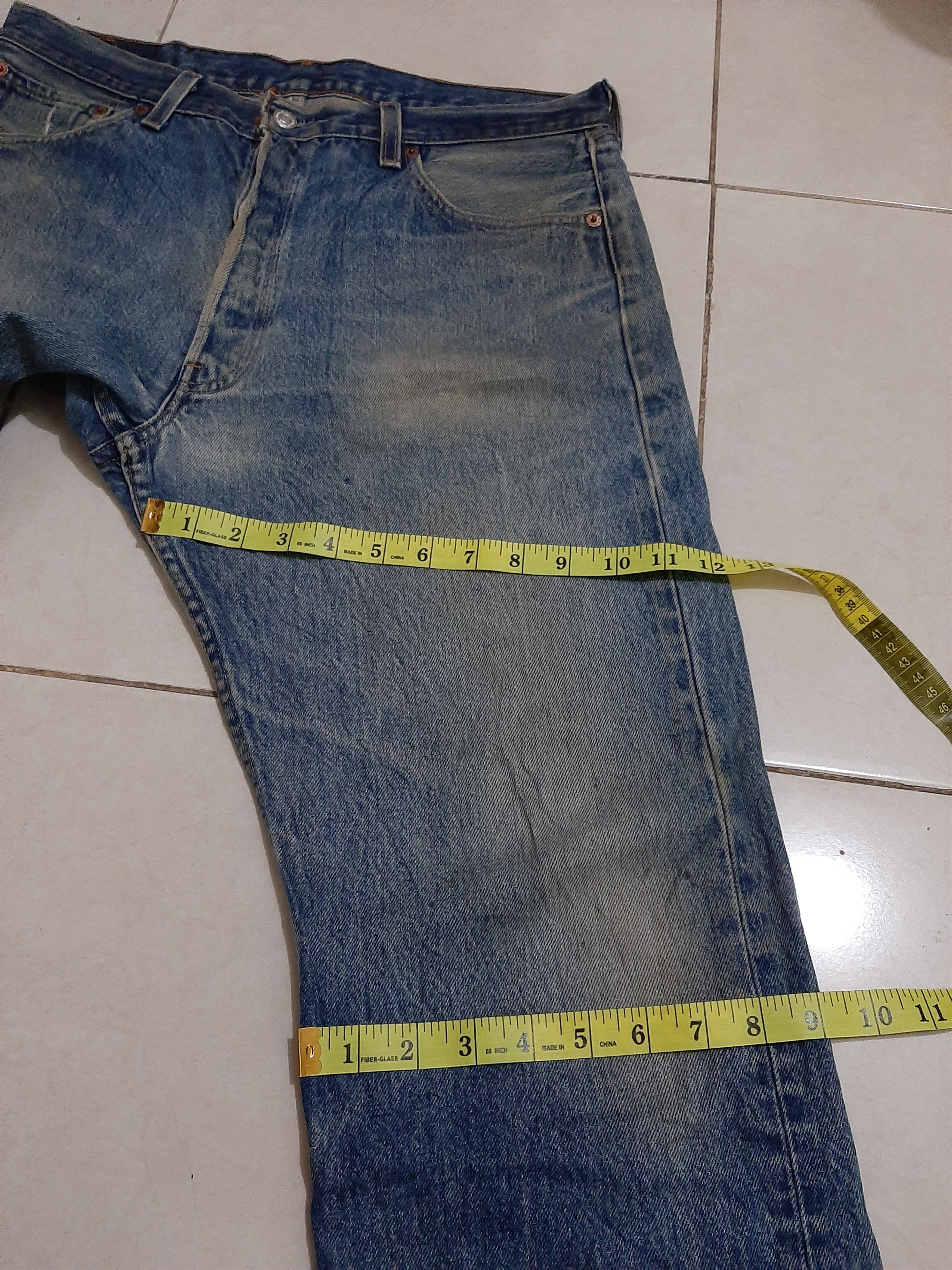 Levi's × Vintage VTG 2002 LEVI'S 501xx DISTRESSED DENIM U.S.A Size US 34 / EU 50 - 11 Thumbnail
