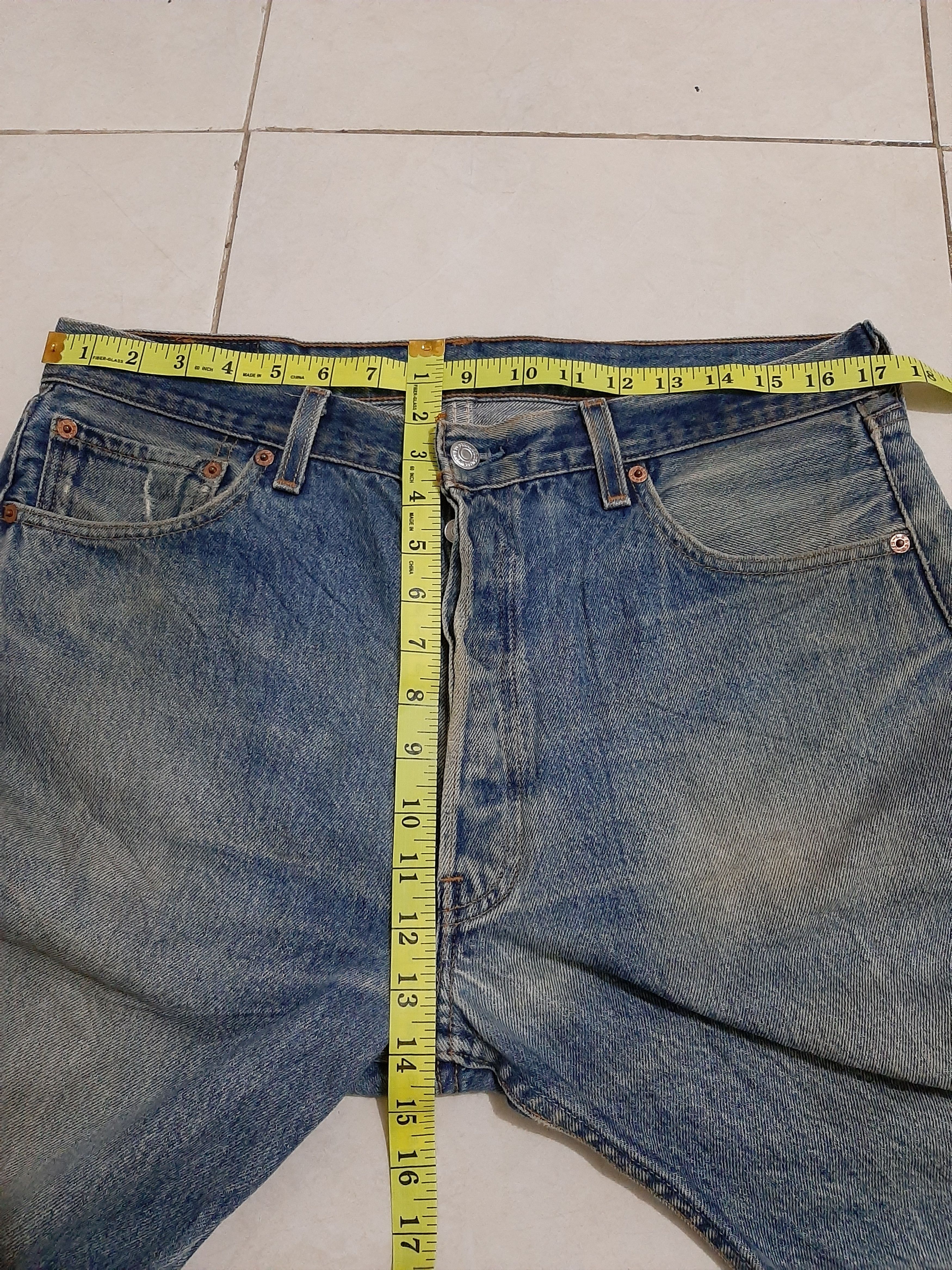 Levi's × Vintage VTG 2002 LEVI'S 501xx DISTRESSED DENIM U.S.A Size US 34 / EU 50 - 10 Thumbnail
