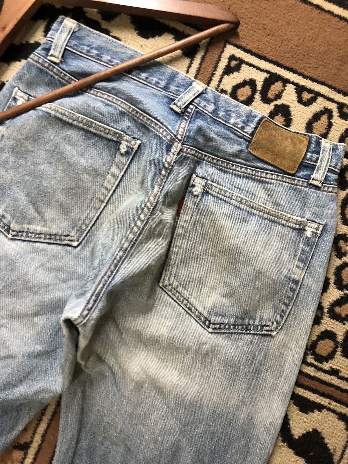 Johnbull × Vintage VINTAGE SELVEDGE JOHNBULL BLUE WASH DISTRESSED GRUNGE DENIM Size US 31 - 9 Thumbnail