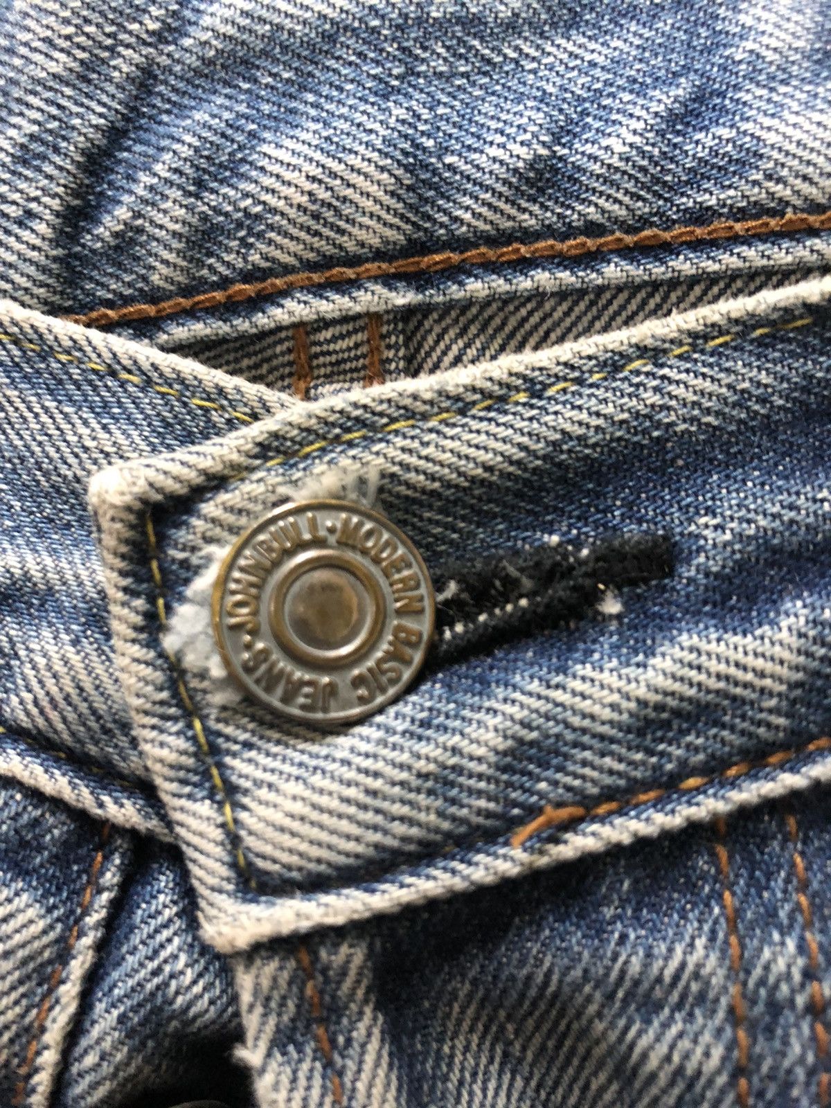 Johnbull × Vintage VINTAGE SELVEDGE JOHNBULL BLUE WASH DISTRESSED GRUNGE DENIM Size US 31 - 5 Thumbnail