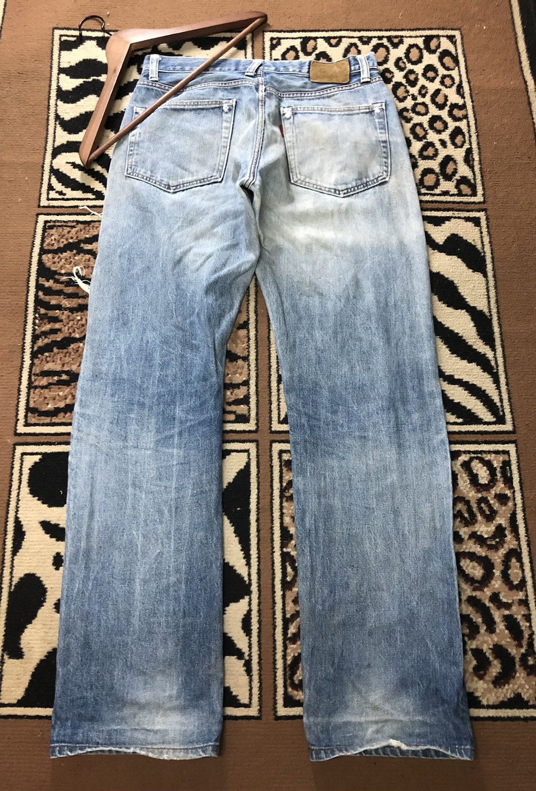Johnbull × Vintage VINTAGE SELVEDGE JOHNBULL BLUE WASH DISTRESSED GRUNGE DENIM Size US 31 - 8 Thumbnail