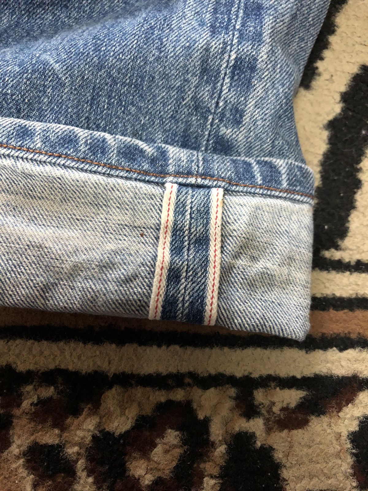 Johnbull × Vintage VINTAGE SELVEDGE JOHNBULL BLUE WASH DISTRESSED GRUNGE DENIM Size US 31 - 3 Thumbnail