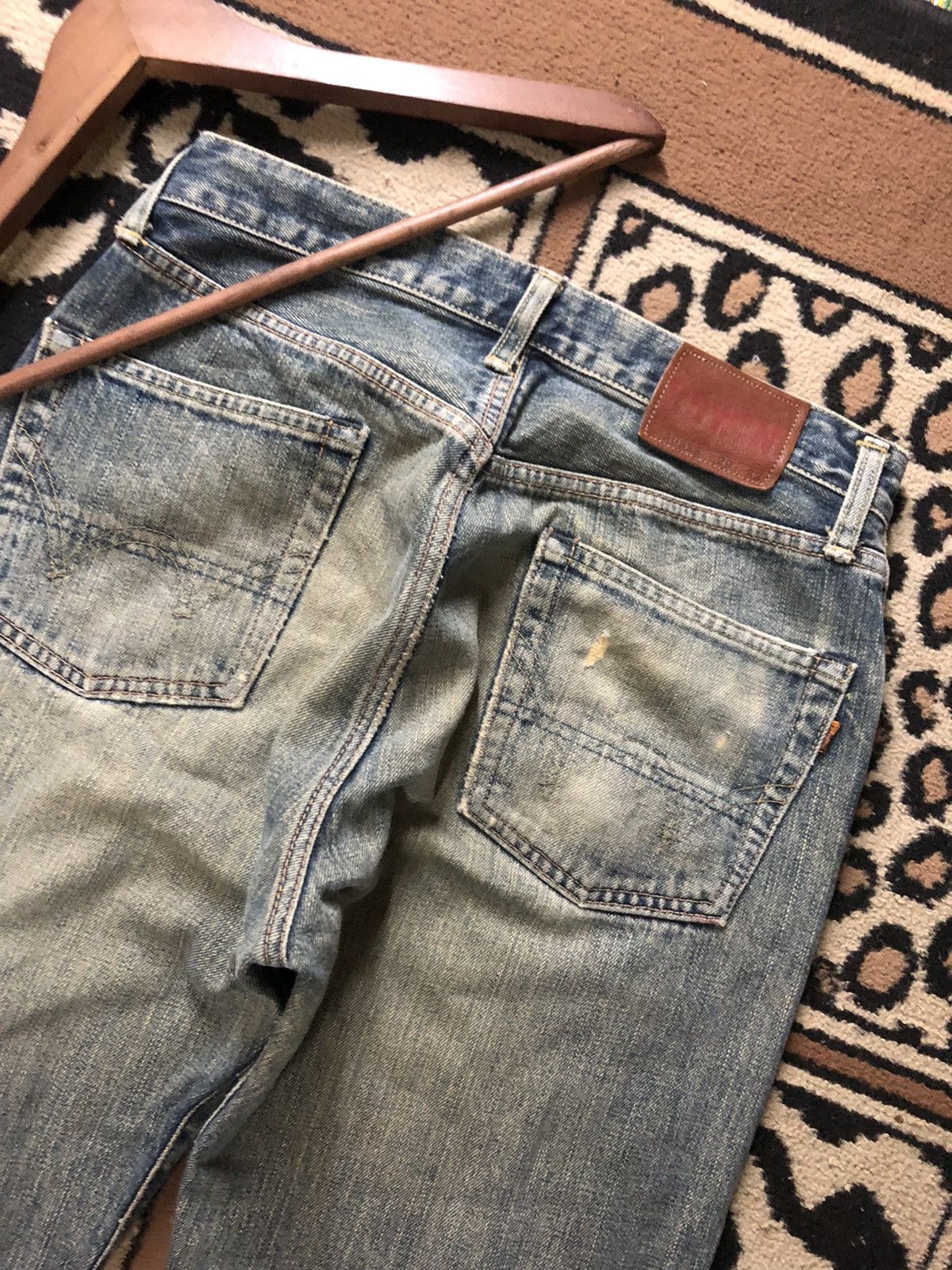 Edwin × Vintage VINTAGE SELVEDGE EDWIN 505XX DISTRESSED GRUNGE DENIM Size US 29 - 10 Thumbnail