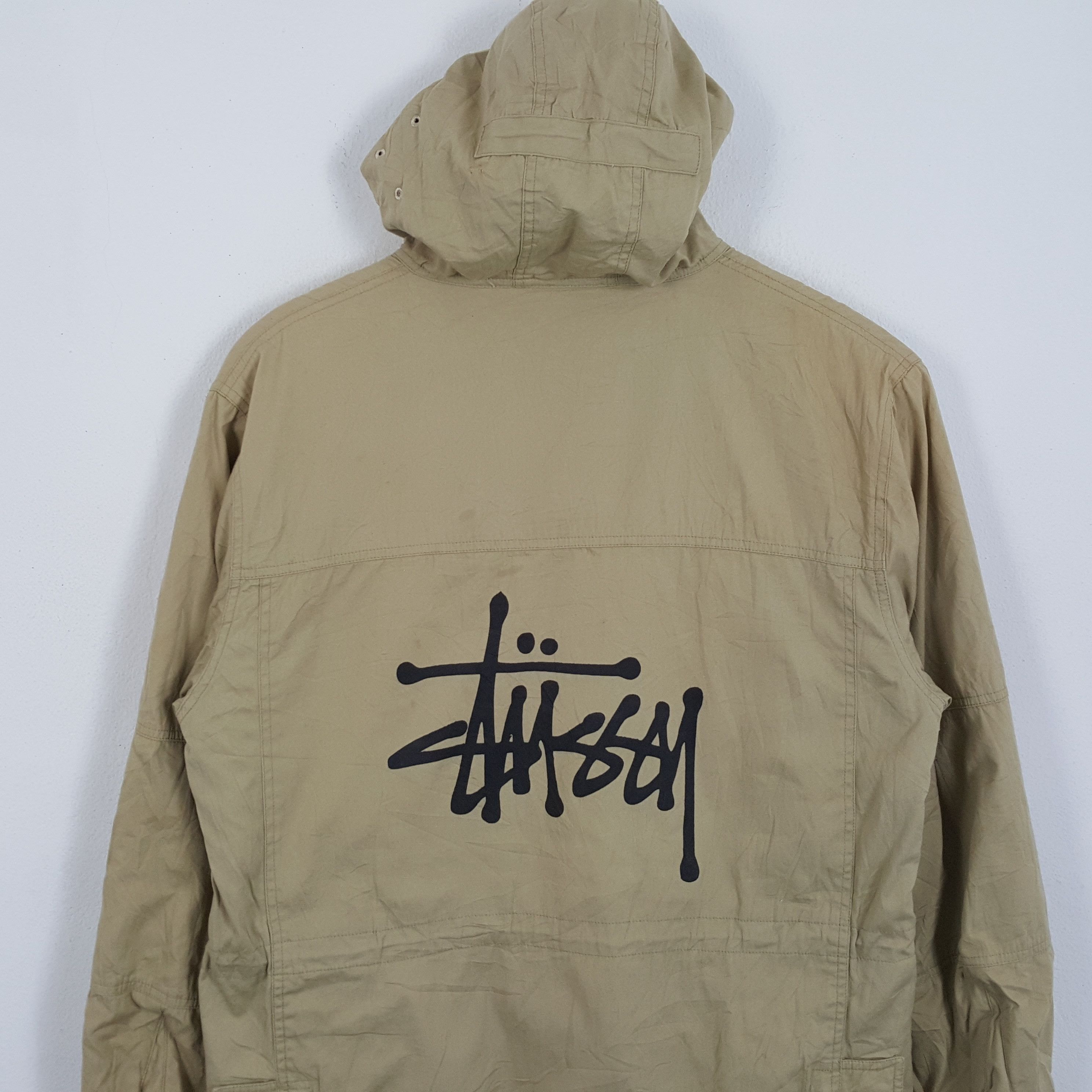 Stussy × Vintage Vintage STUSSY Streetwear Winter Snow Hoodies Jacket Size US L / EU 52-54 / 3 - 2 Thumbnail