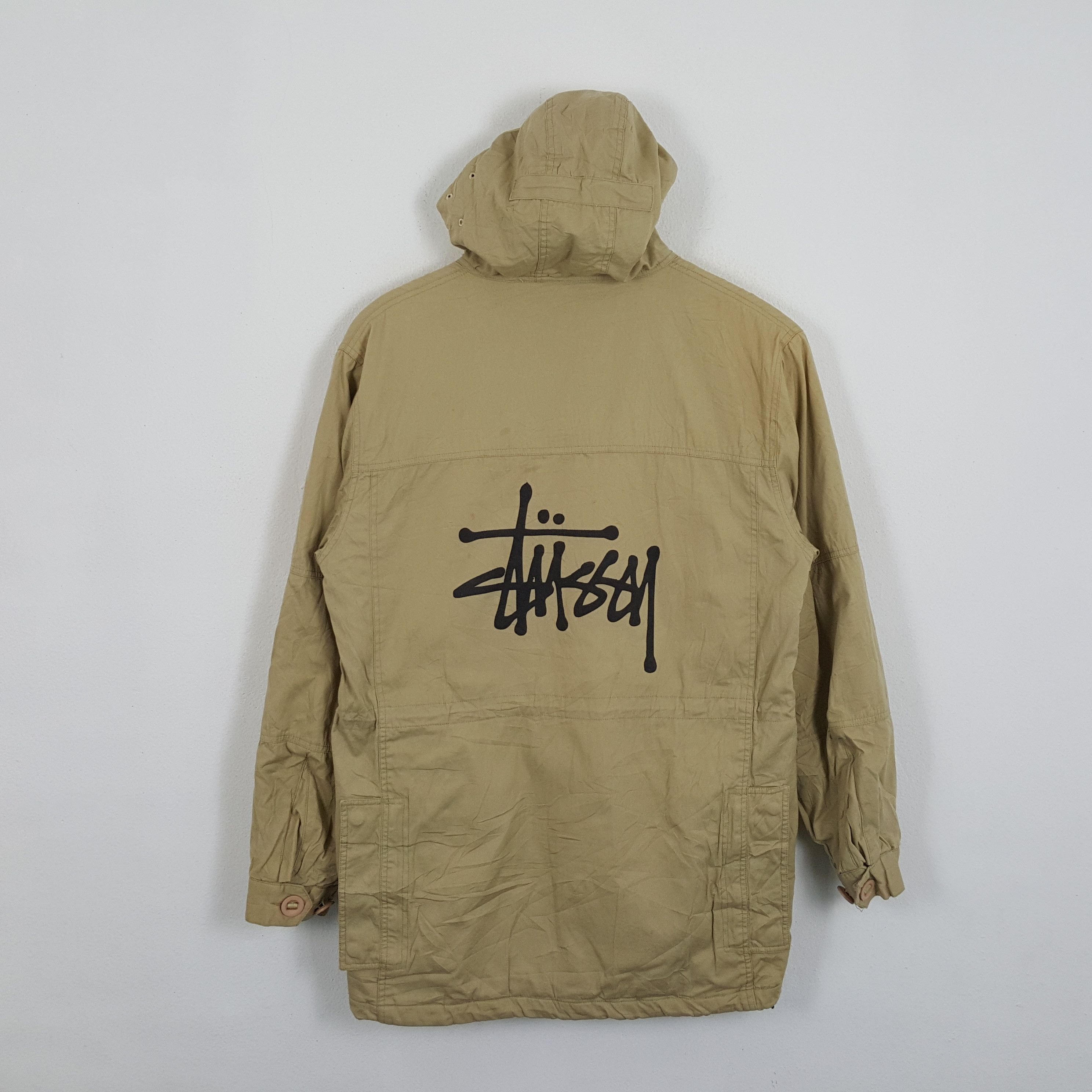 Stussy × Vintage Vintage STUSSY Streetwear Winter Snow Hoodies Jacket Size US L / EU 52-54 / 3 - 1 Thumbnail