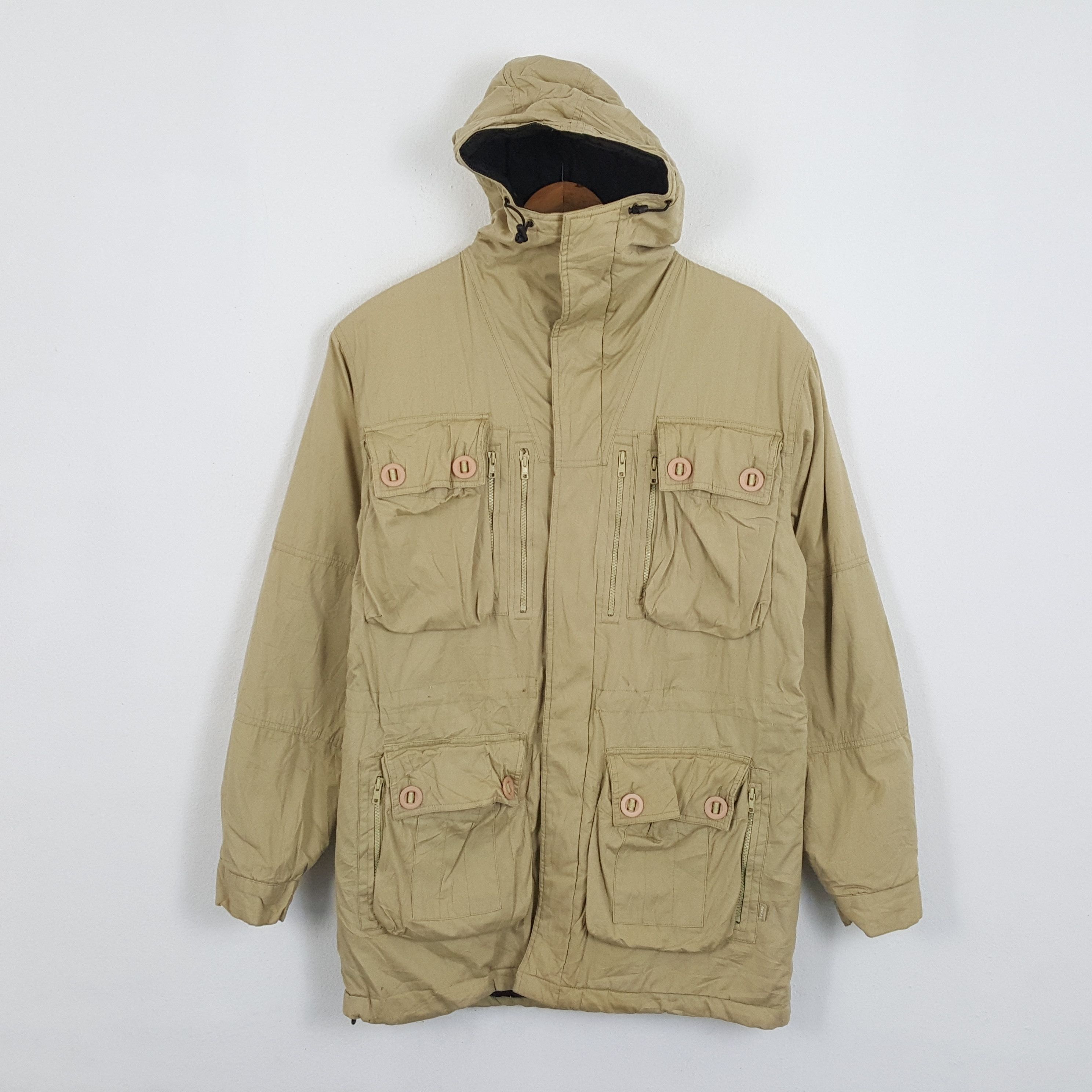 Stussy × Vintage Vintage STUSSY Streetwear Winter Snow Hoodies Jacket Size US L / EU 52-54 / 3 - 3 Thumbnail