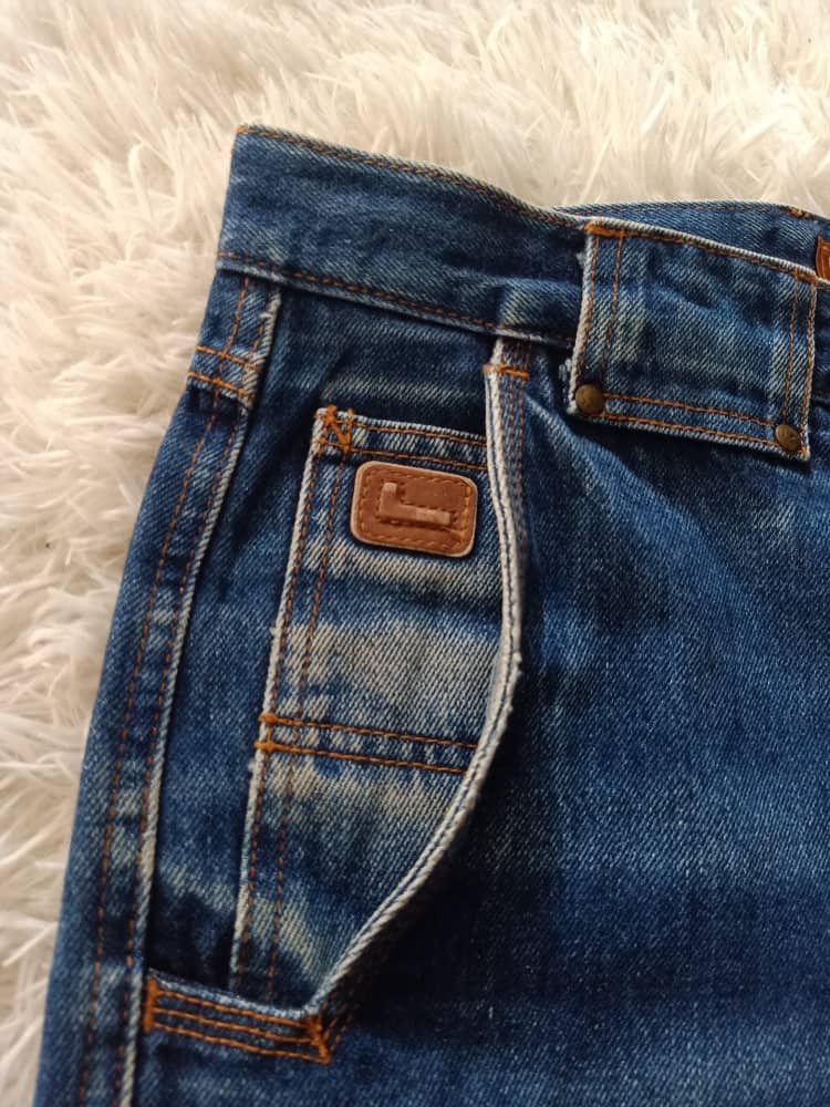 Lancel × Vintage VINTAGE LANCEL PARIS CLASSIC DENIM Size US 32 / EU 48 - 4 Thumbnail