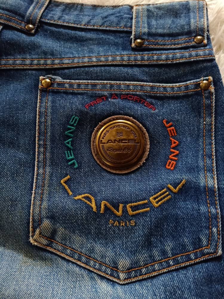 Lancel × Vintage VINTAGE LANCEL PARIS CLASSIC DENIM Size US 32 / EU 48 - 1 Thumbnail