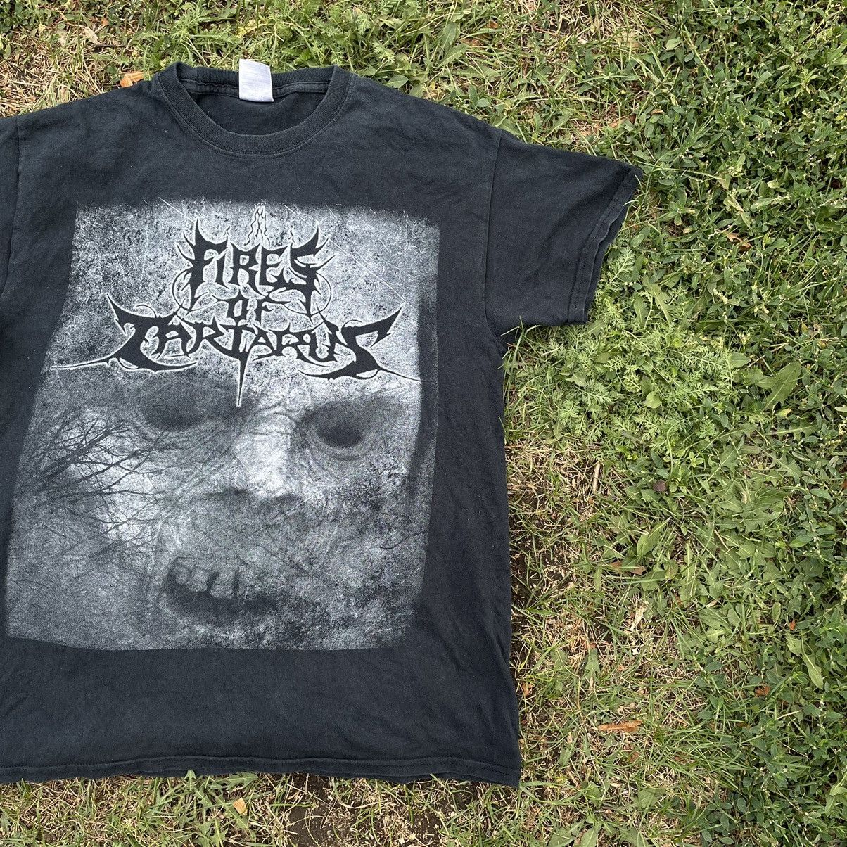 Vintage Vintage Y2K Bones Graphic Tee Thrashed Horror Grunge Baggy M Size US M / EU 48-50 / 2 - 2 Thumbnail
