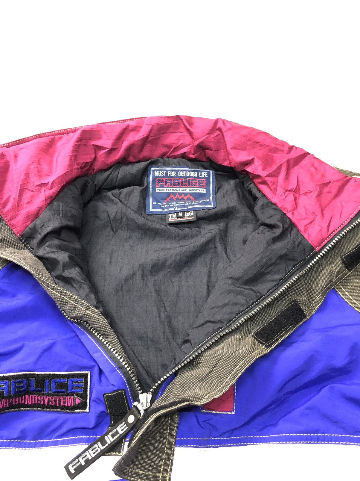 Japanese Brand FABLICE COMPOUND SYSTEM THINSULATE MULTI COLOR SKI JACKET Size US M / EU 48-50 / 2 - 5 Thumbnail